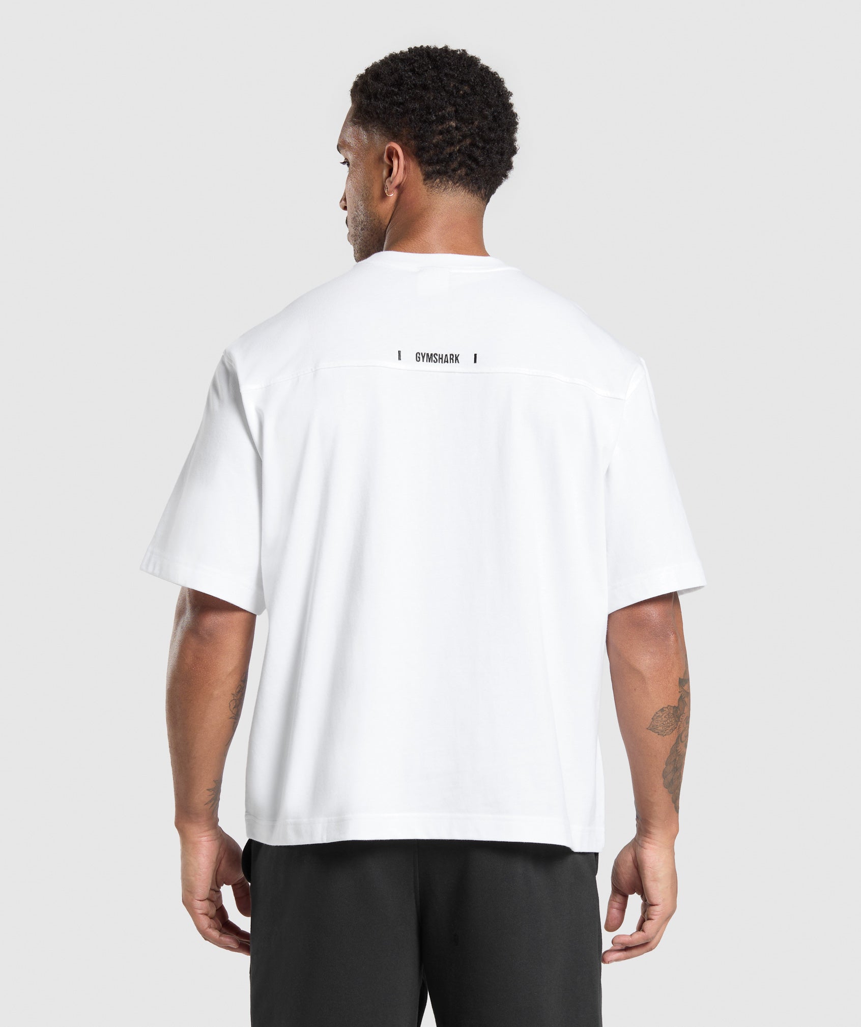 Gymshark Rest Day Essentials Boxy T-Shirt - White