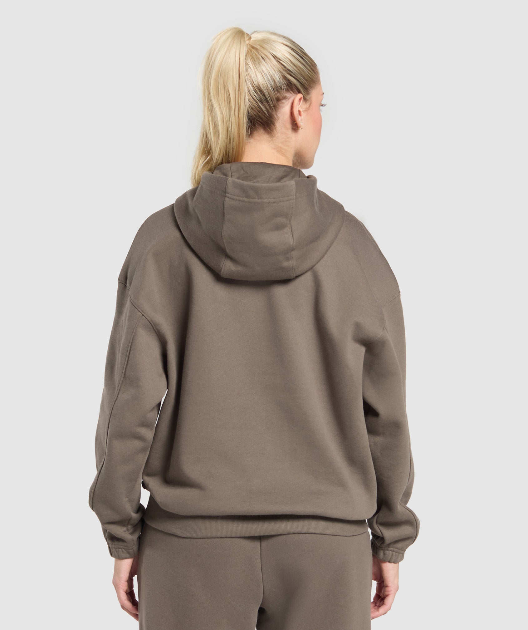 Gymshark Rest Day Sweats 2.0 Oversized Hoodie - Camo Brown