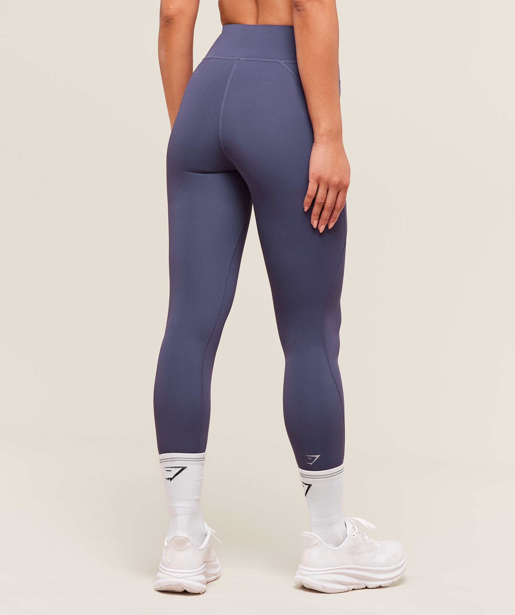 Gymshark Running Pocket Leggings - Weighted Purple