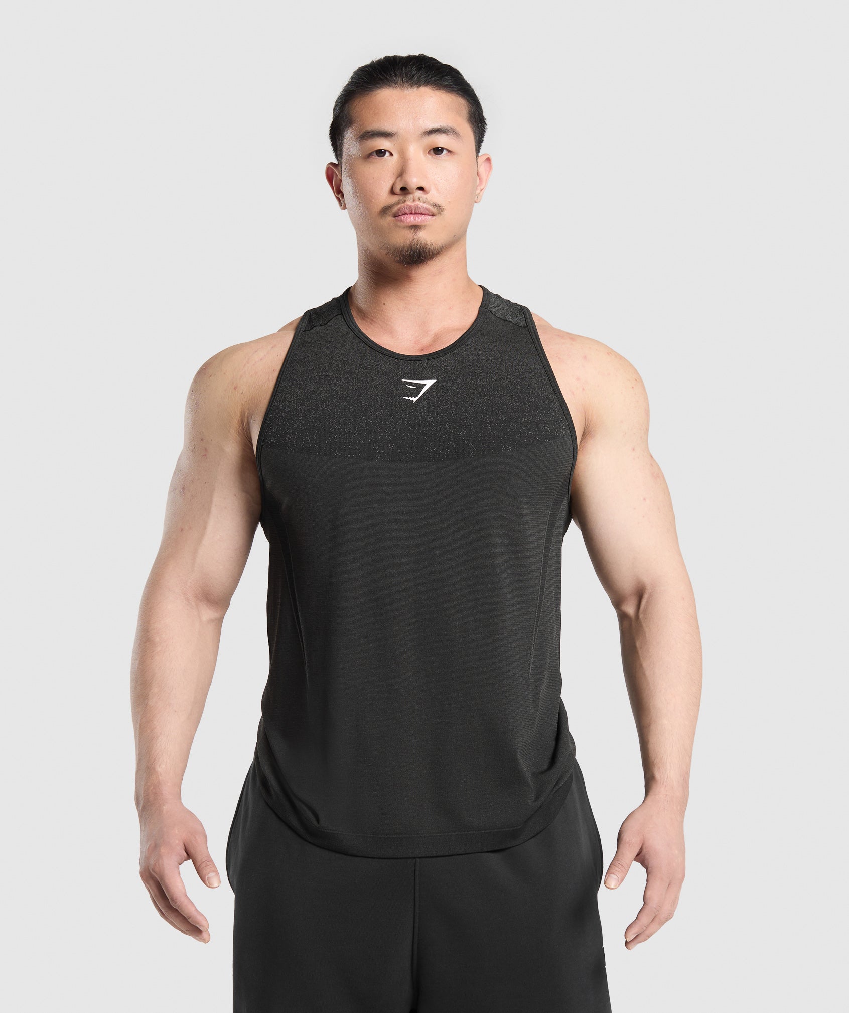 Gymshark Shadow Seamless Stringer - Black