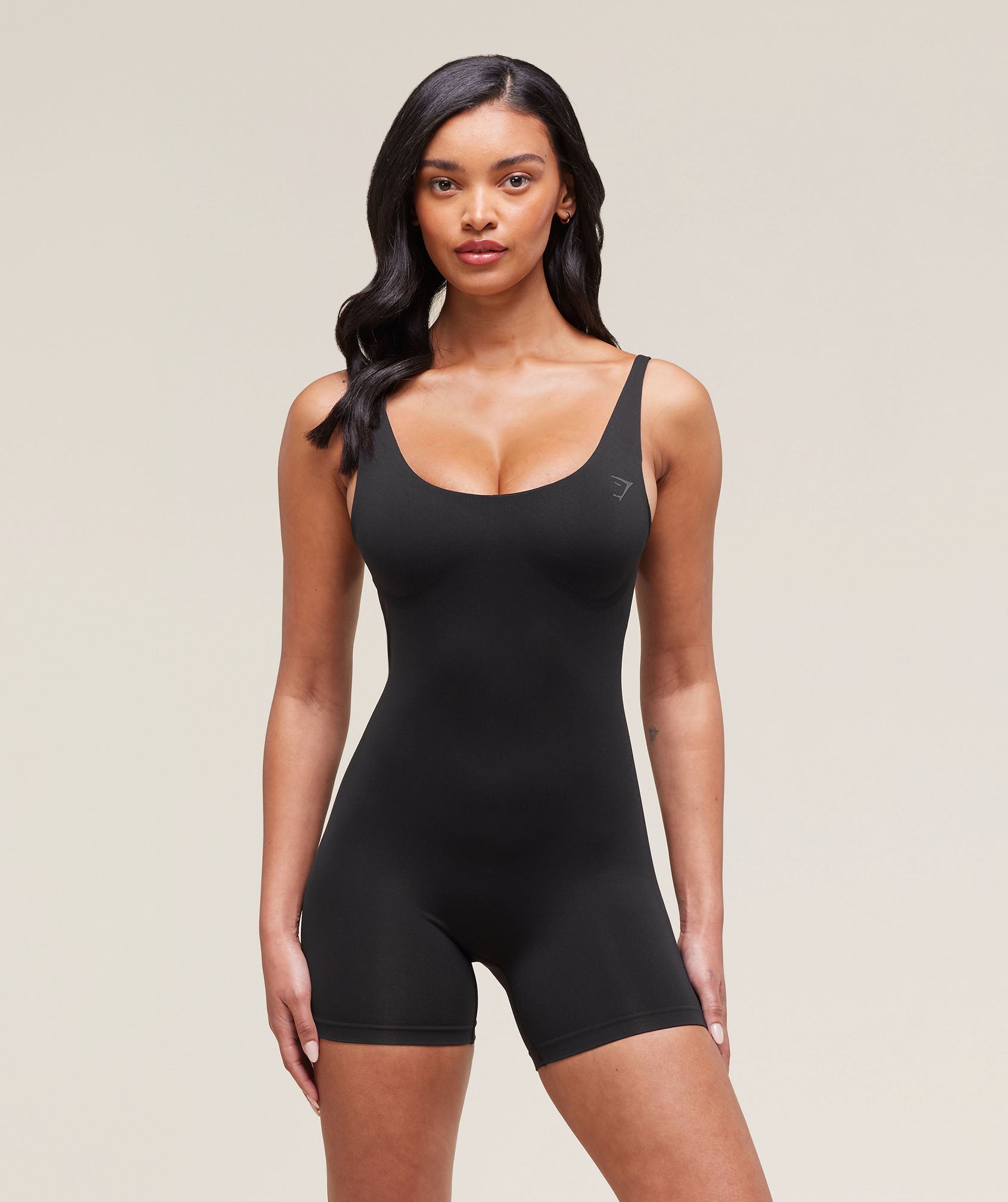Gymshark Soft Sculpt 5" All-In-One - Black