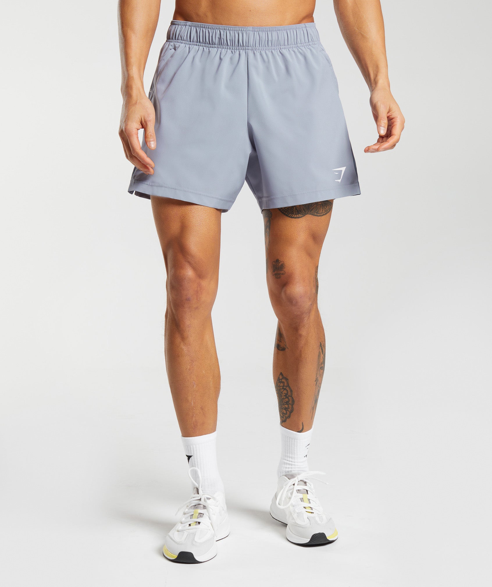 Gymshark Sport 5" Shorts - Drift Grey/Evening Blue
