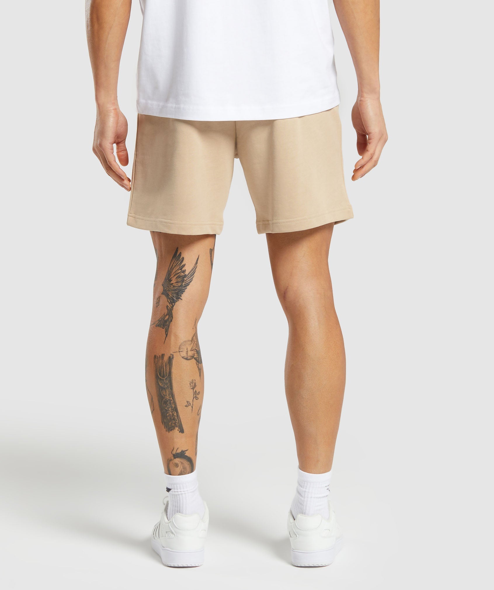 Strength and Conditioning 7" Shorts - Vanilla Beige