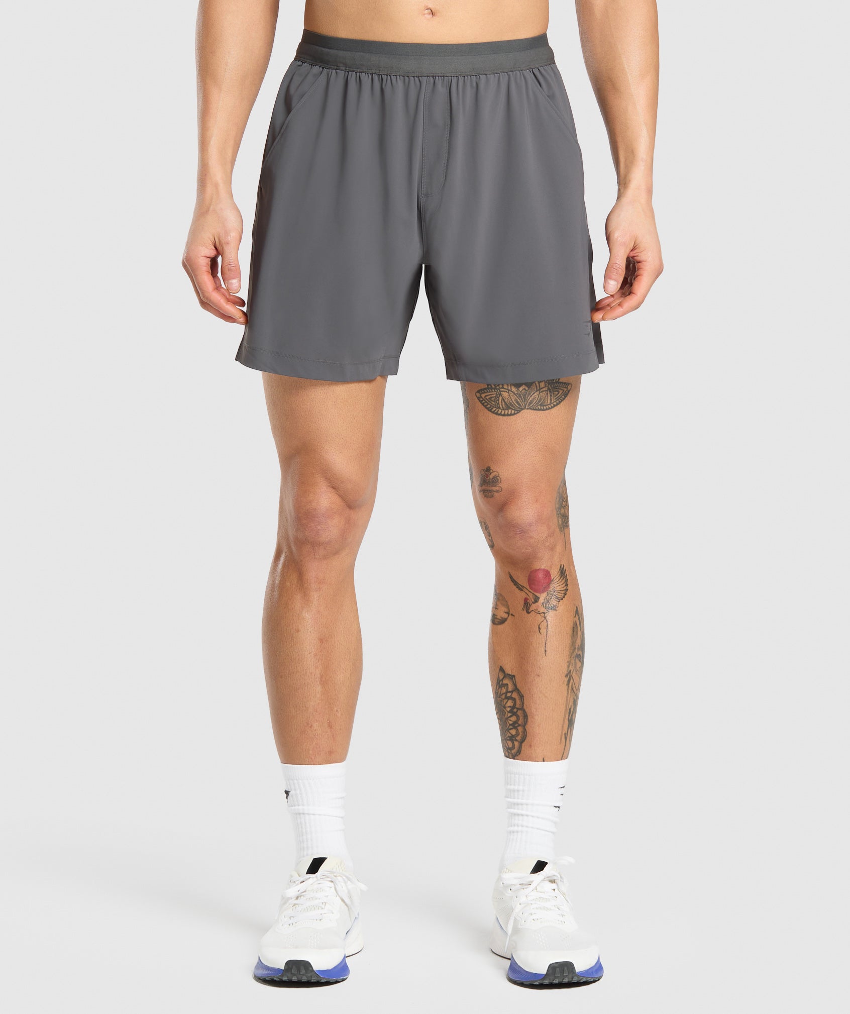 Gymshark Hybrid 6" Shorts - Graphite Grey