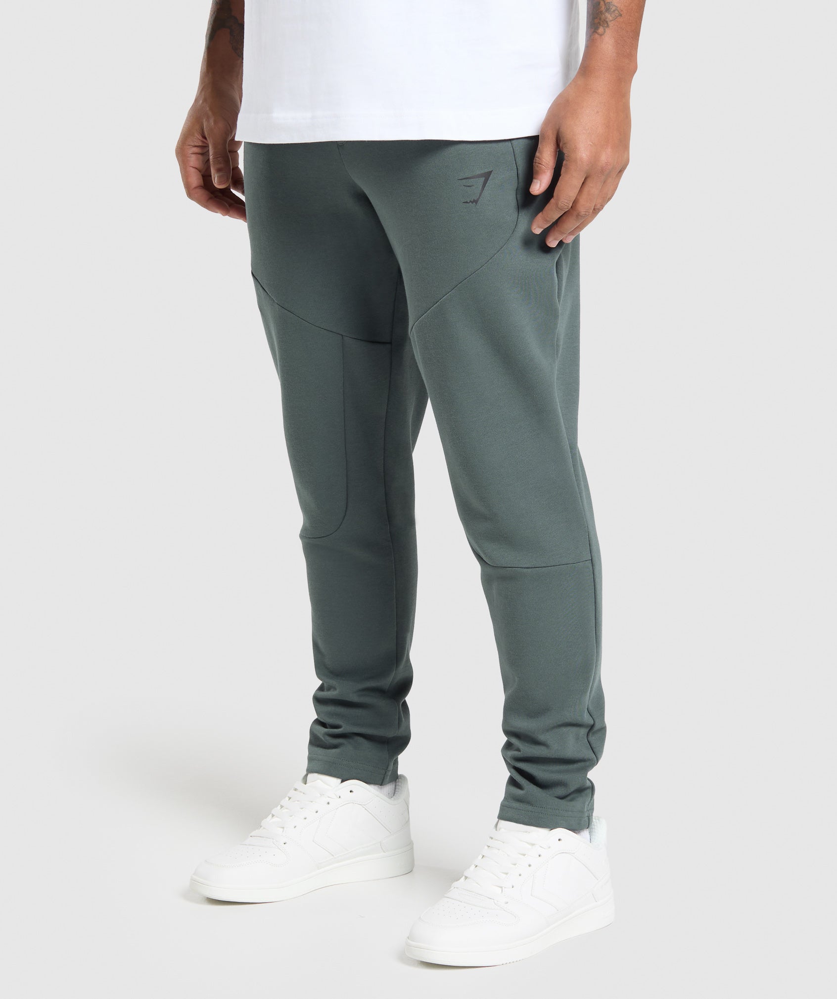 Gymshark Interlock Tech Joggers - Slate Teal