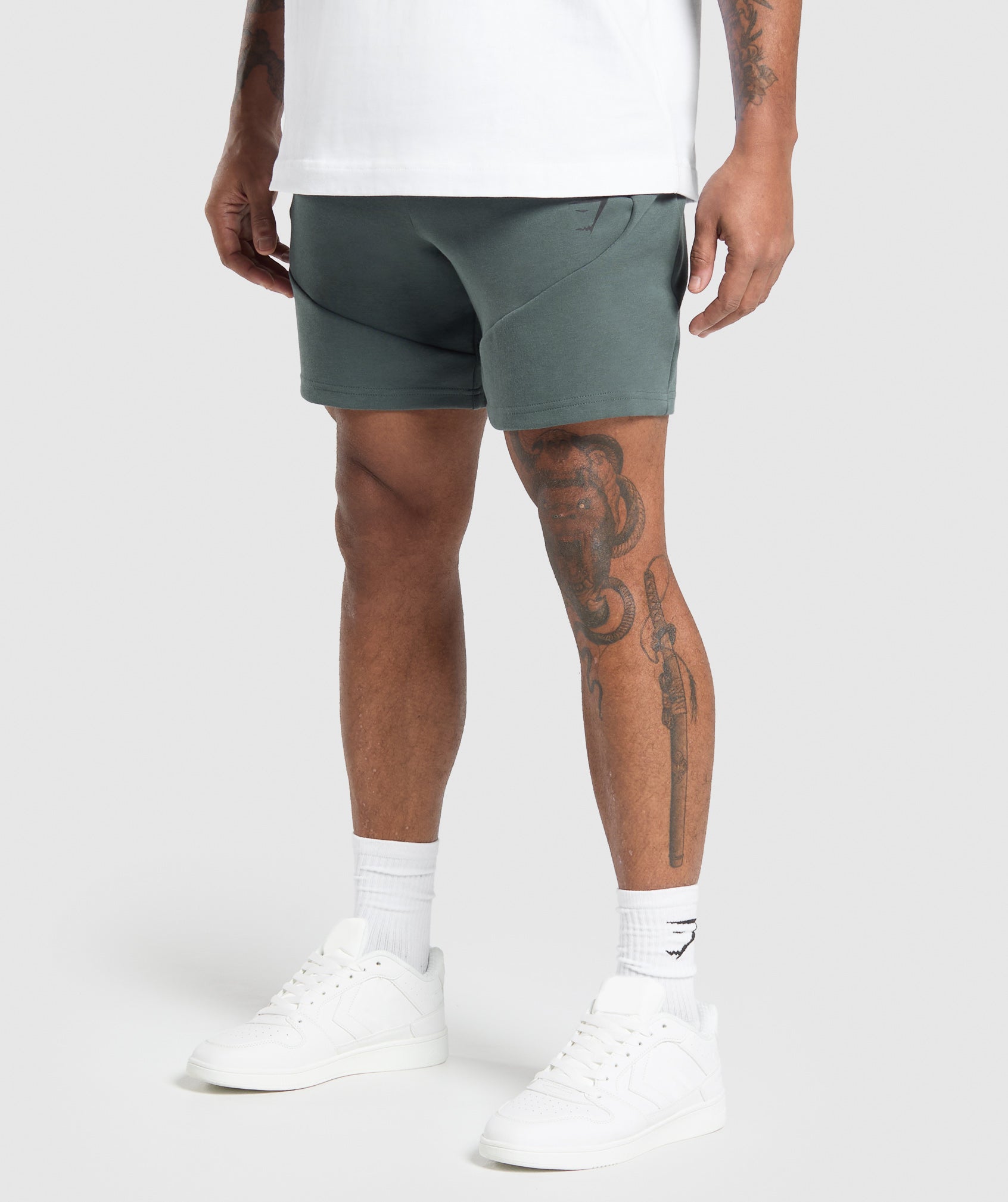 Interlock Tech 6" Shorts - Slate Teal