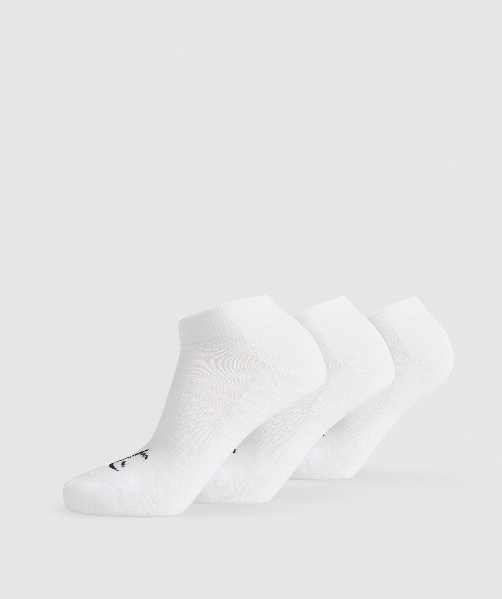 Gymshark Trainer Socks 3pk - White