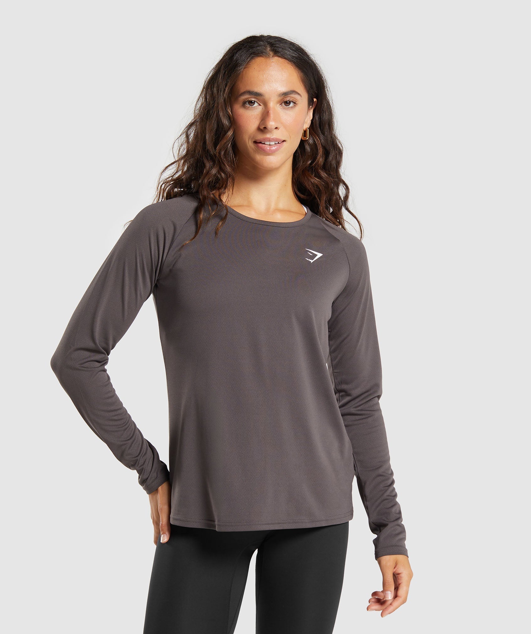 Training Long Sleeve Top - Greyed Purple