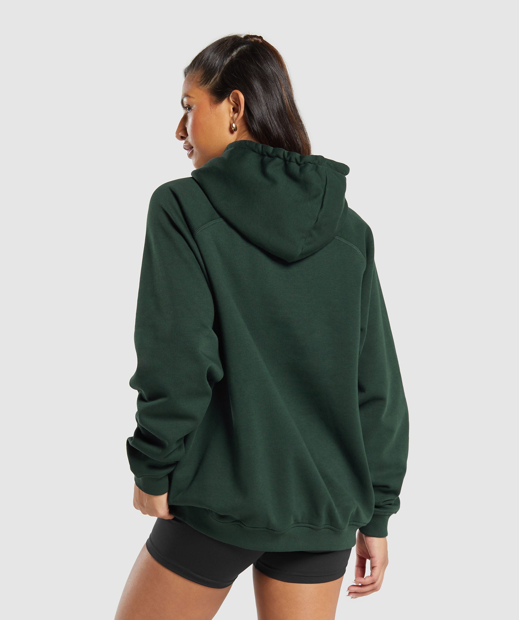 Gymshark Training Oversized Fleece Hoodie - Victory Green