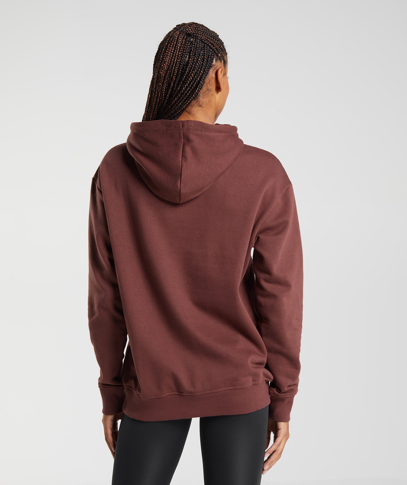 Gymshark Training Oversized Hoodie - Cherry Brown