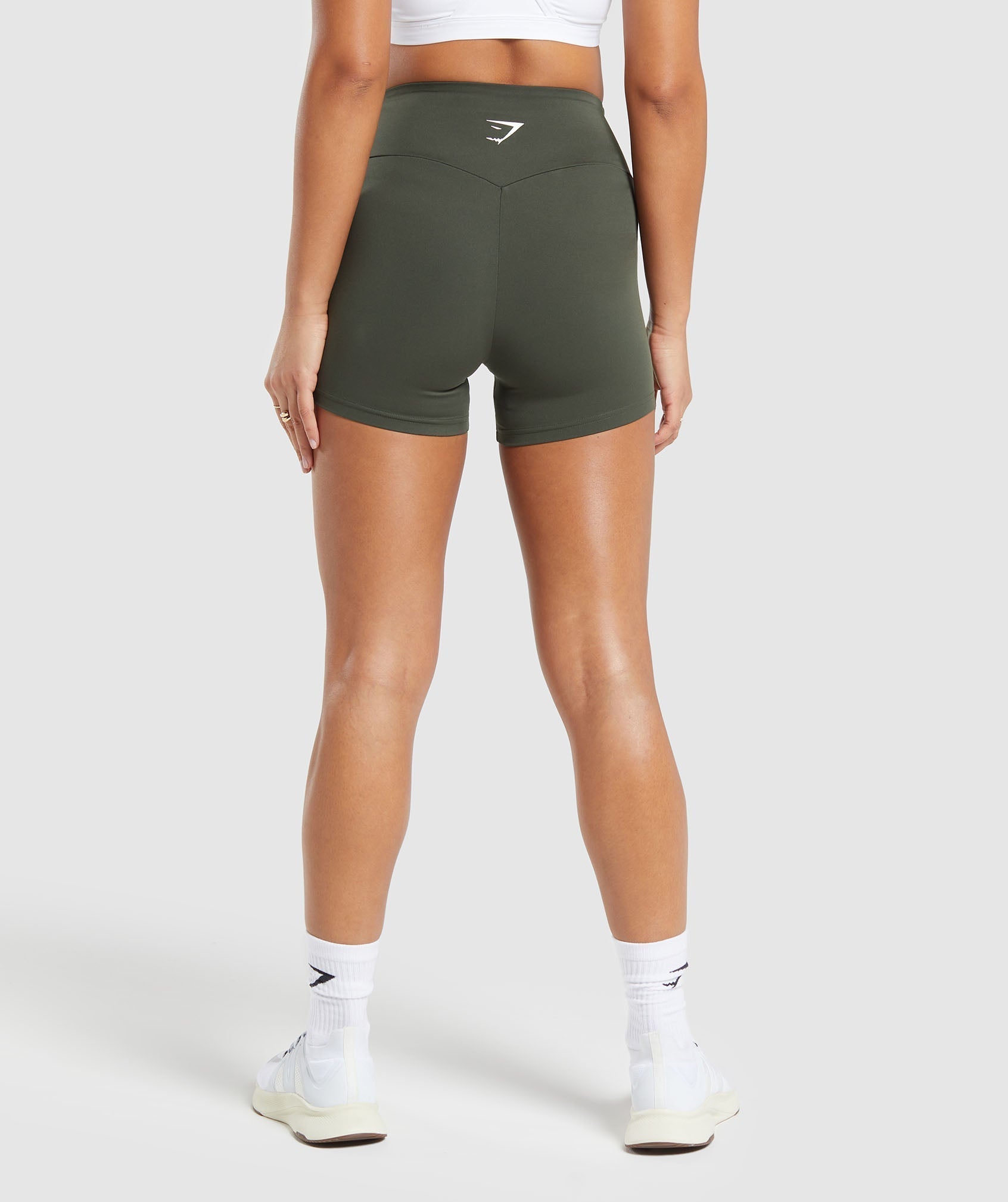 Gymshark Training Tight Shorts - Strength Green