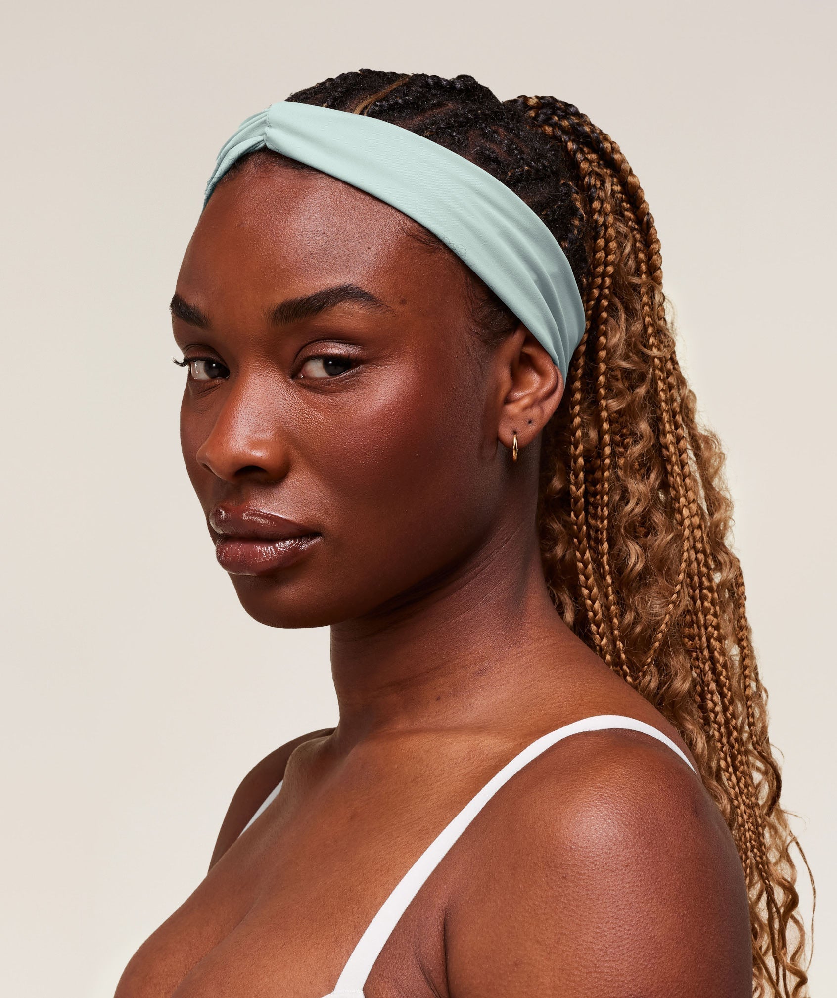 Gymshark Twist Headband - Morning Blue