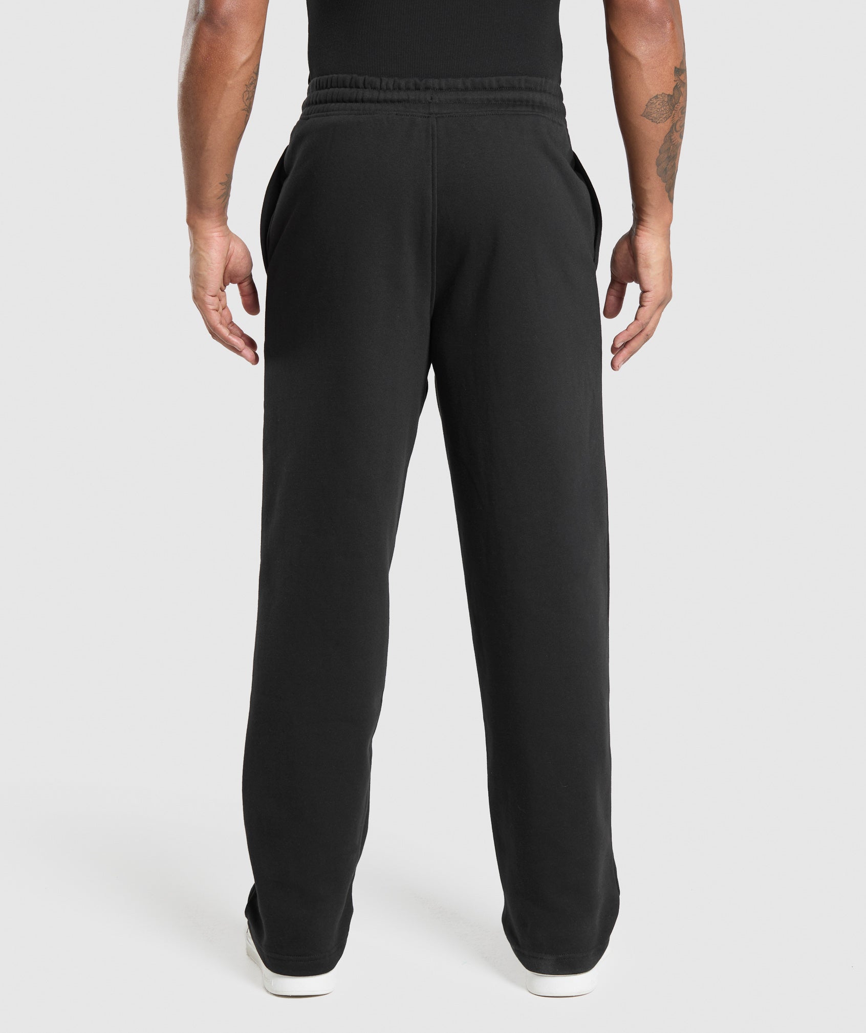 Gymshark Campus Straight Leg Joggers - Black