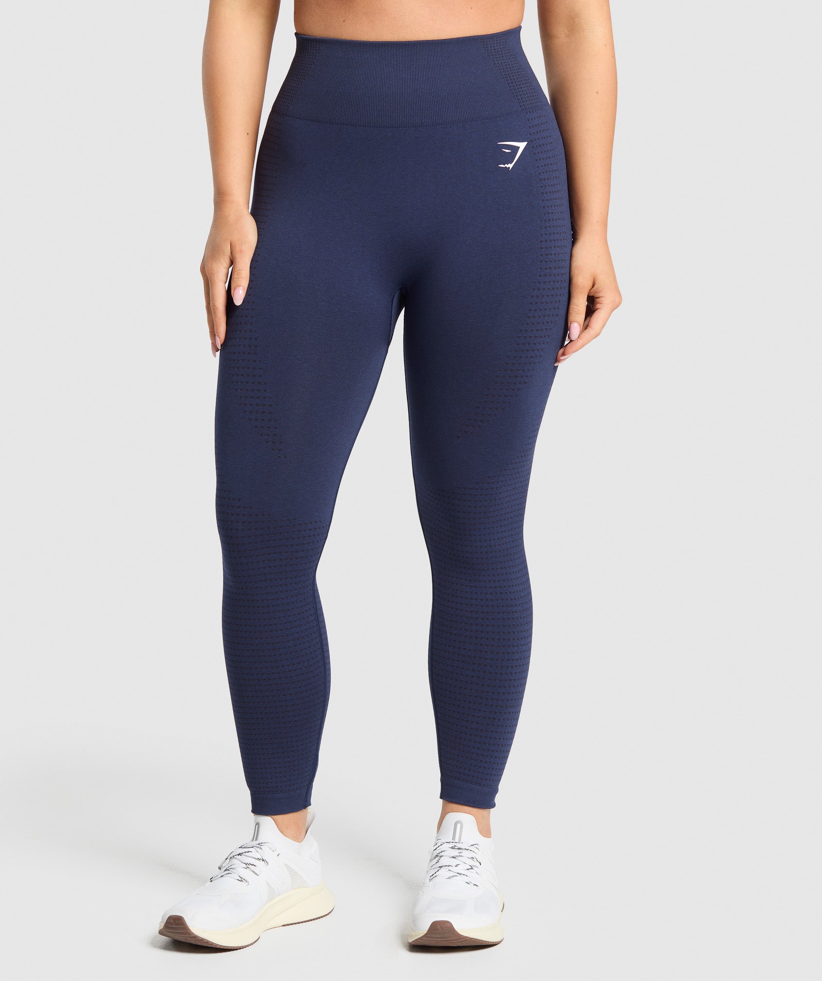 Gymshark Vital Short Leggings - Heavy Blue Marl