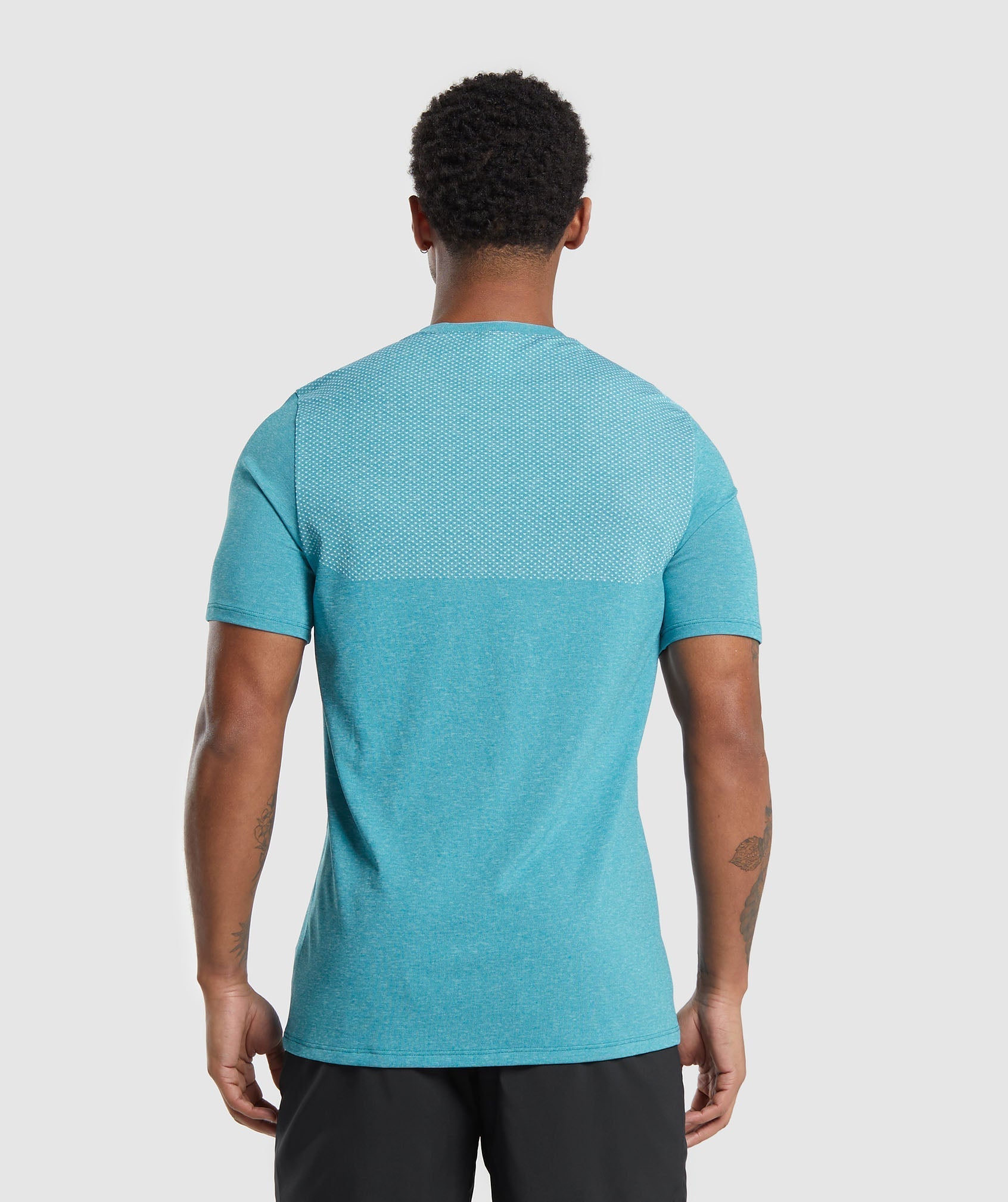 Gymshark Vital T-Shirt - Artificial Teal/White Marl
