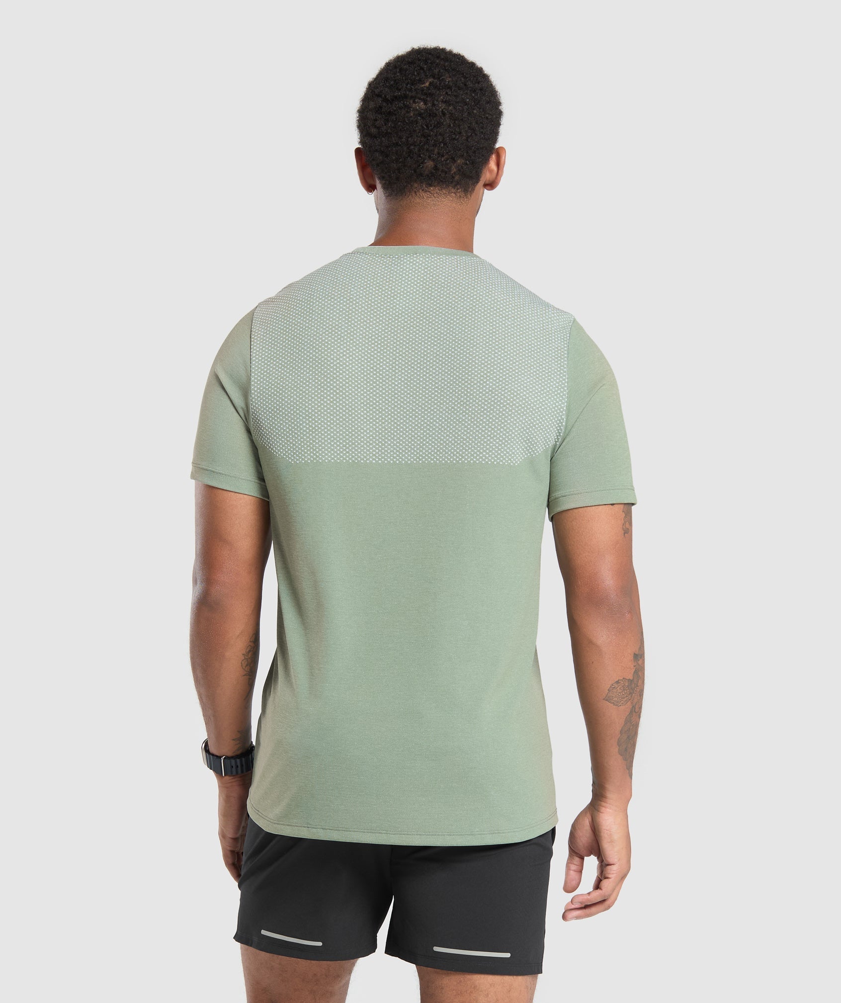 Gymshark Vital T-Shirt - Faded Green/Force Green Marl