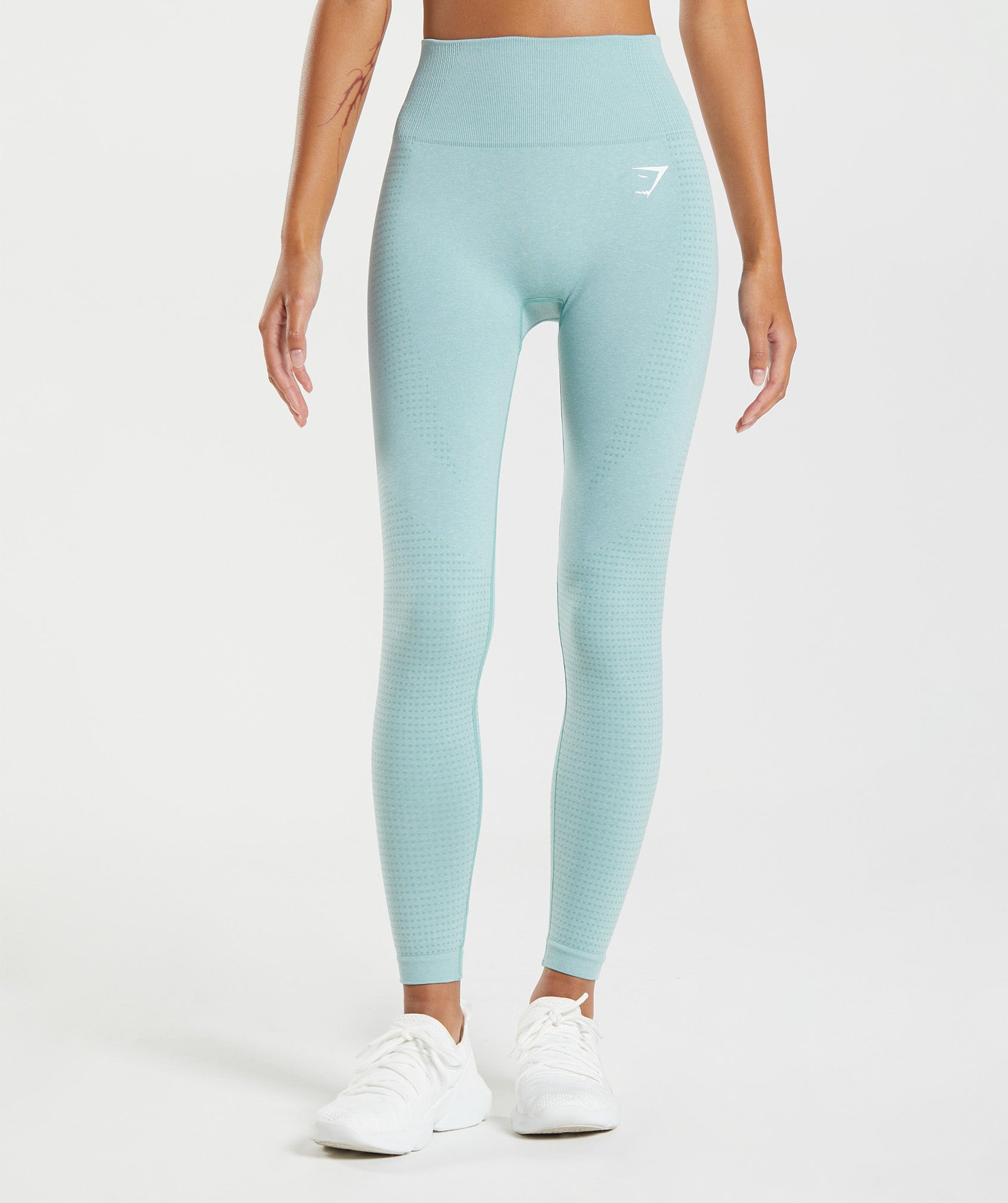 Gymshark Vital Regular Leggings - Pearl Blue Marl