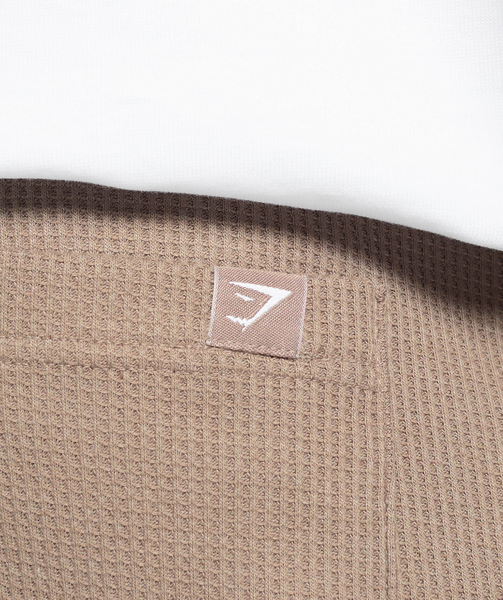 Gymshark Waffle Straight Leg Joggers - Lifestyle Brown