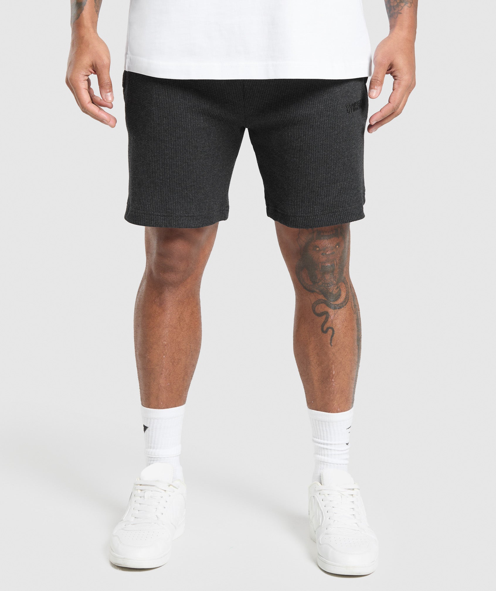Gymshark Waffle Shorts - Black