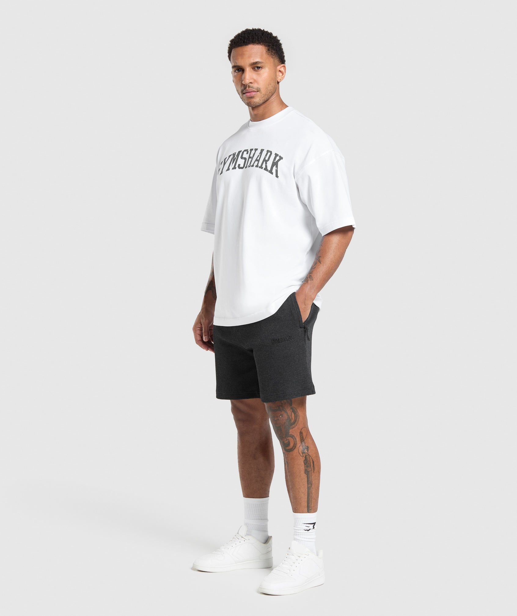 Gymshark Waffle Shorts - Black