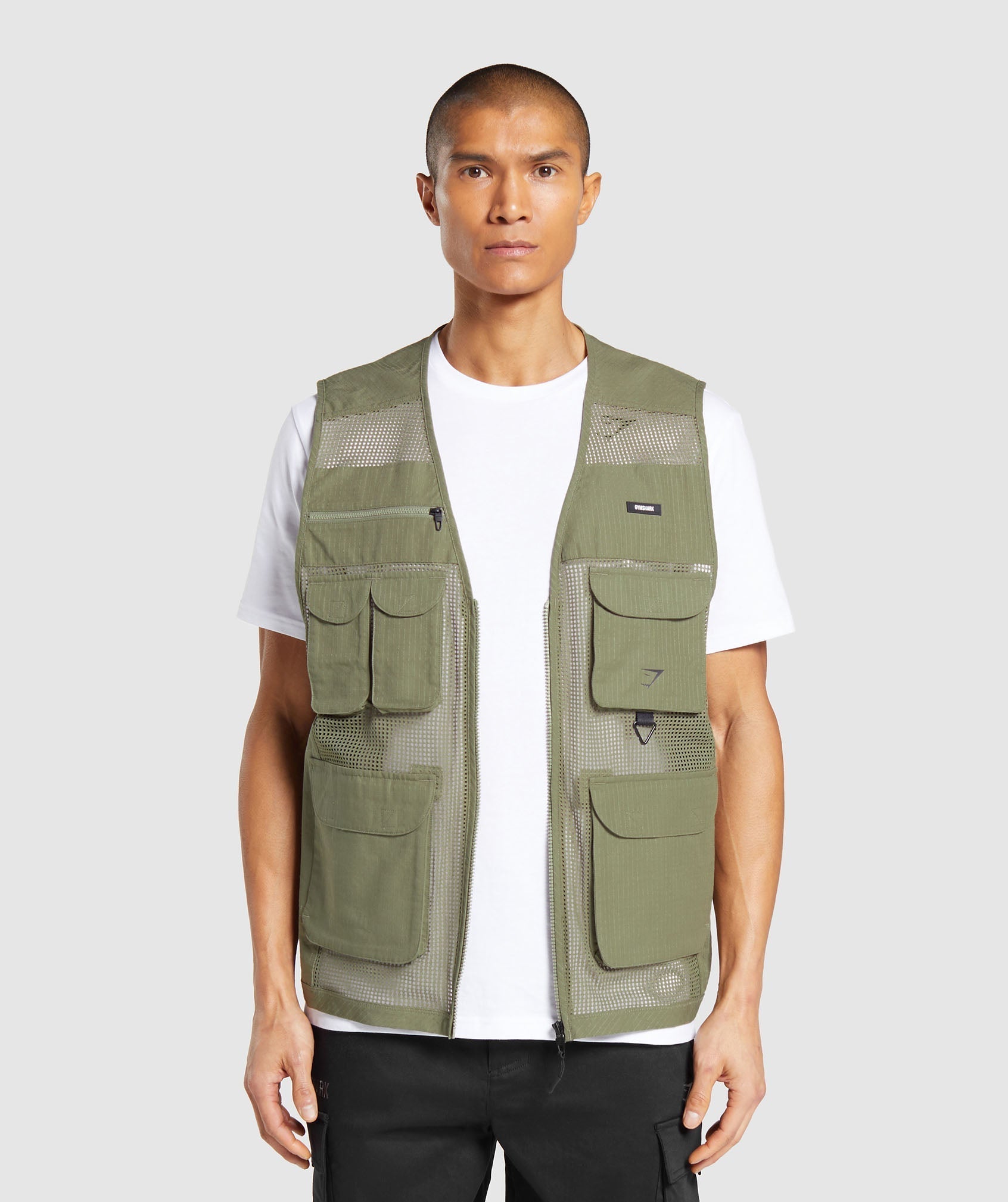 Woven Gilet - Utility Green