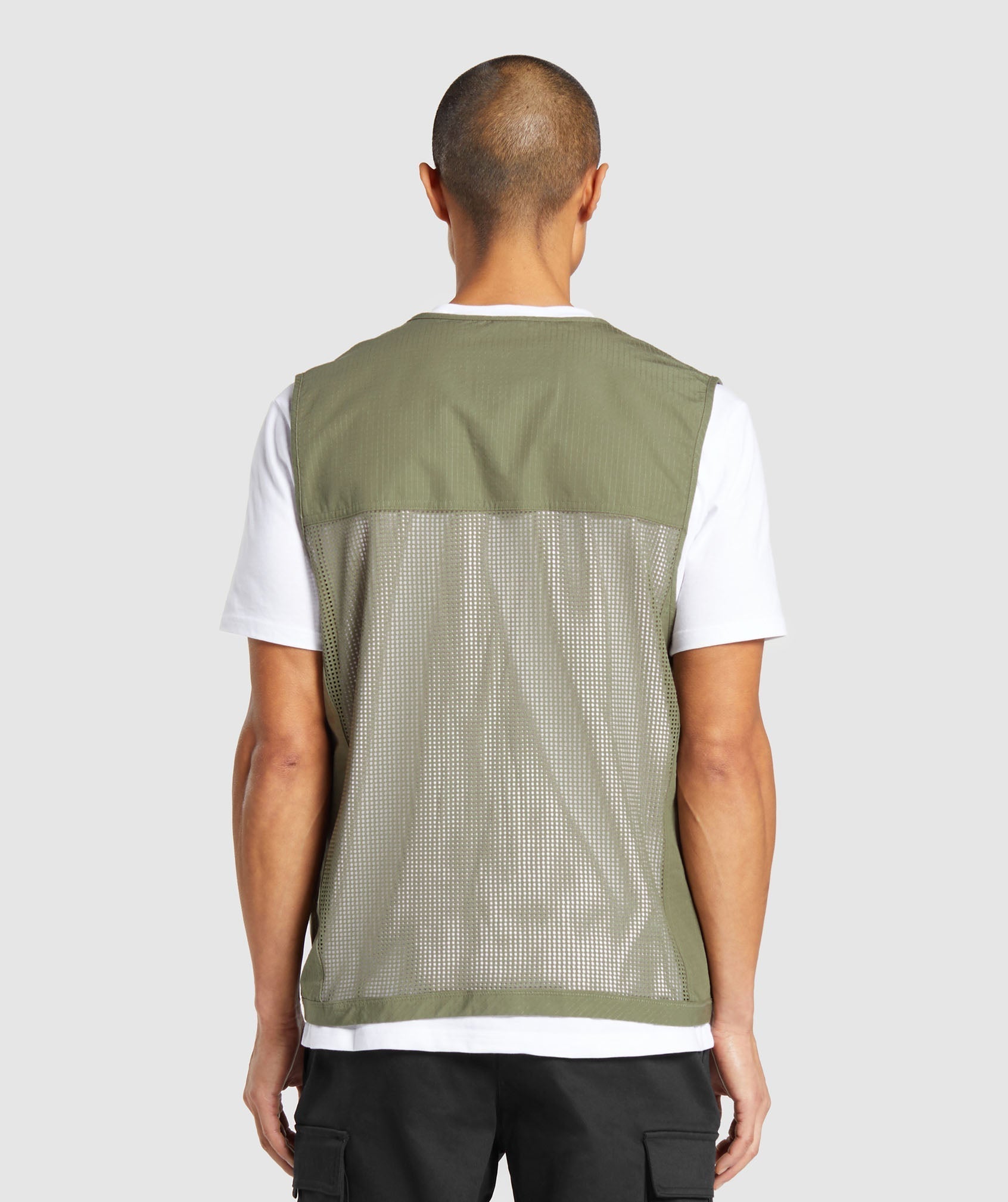 Woven Gilet - Utility Green