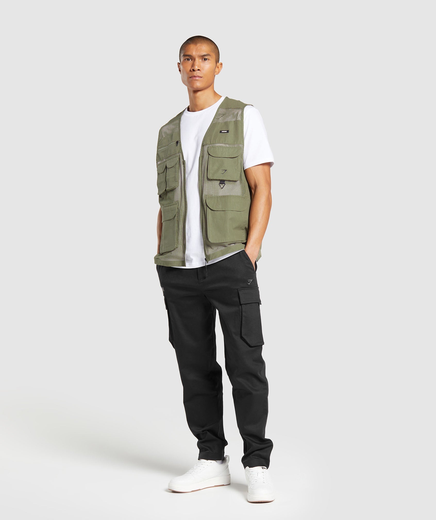 Woven Gilet - Utility Green