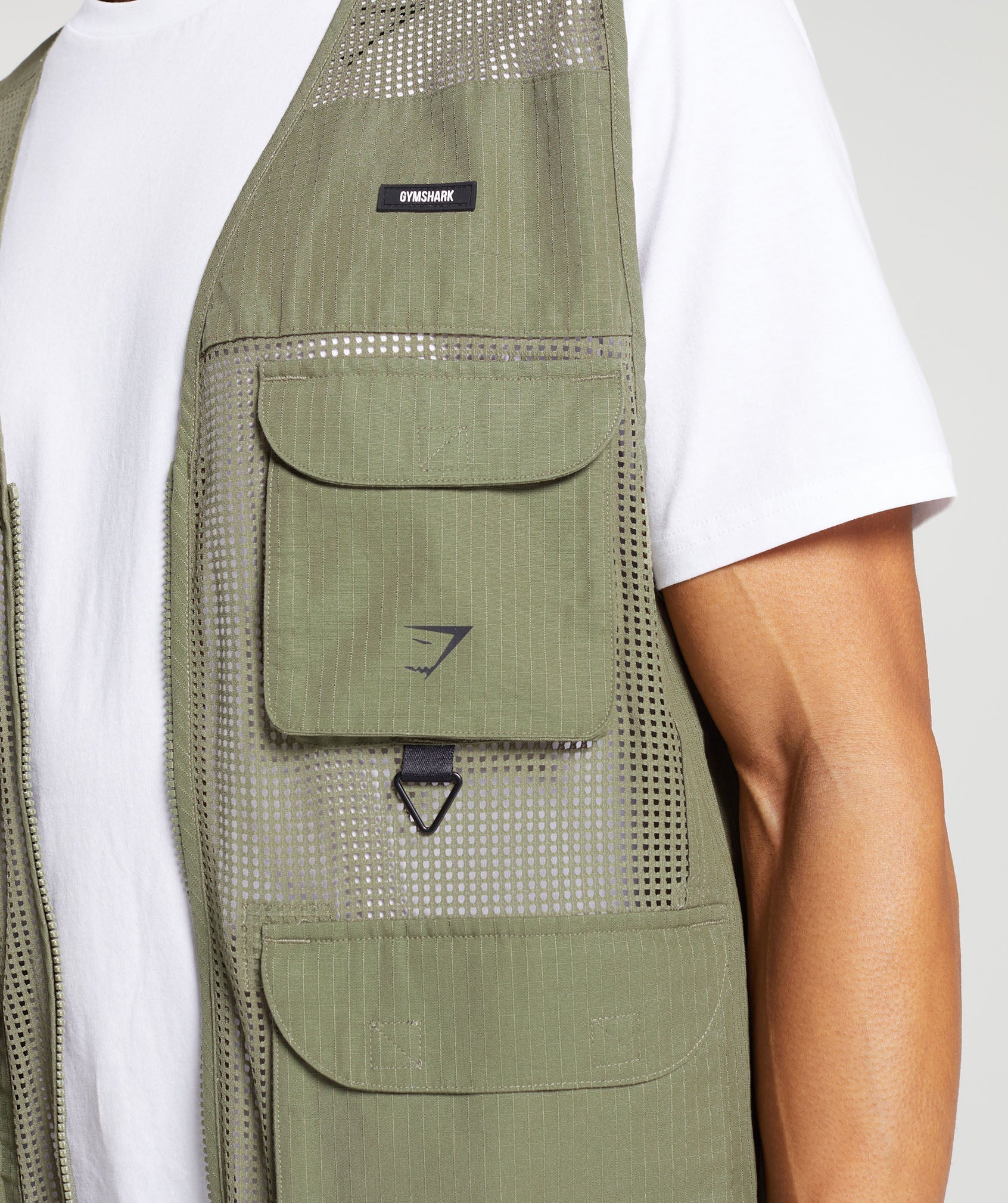 Woven Gilet - Utility Green