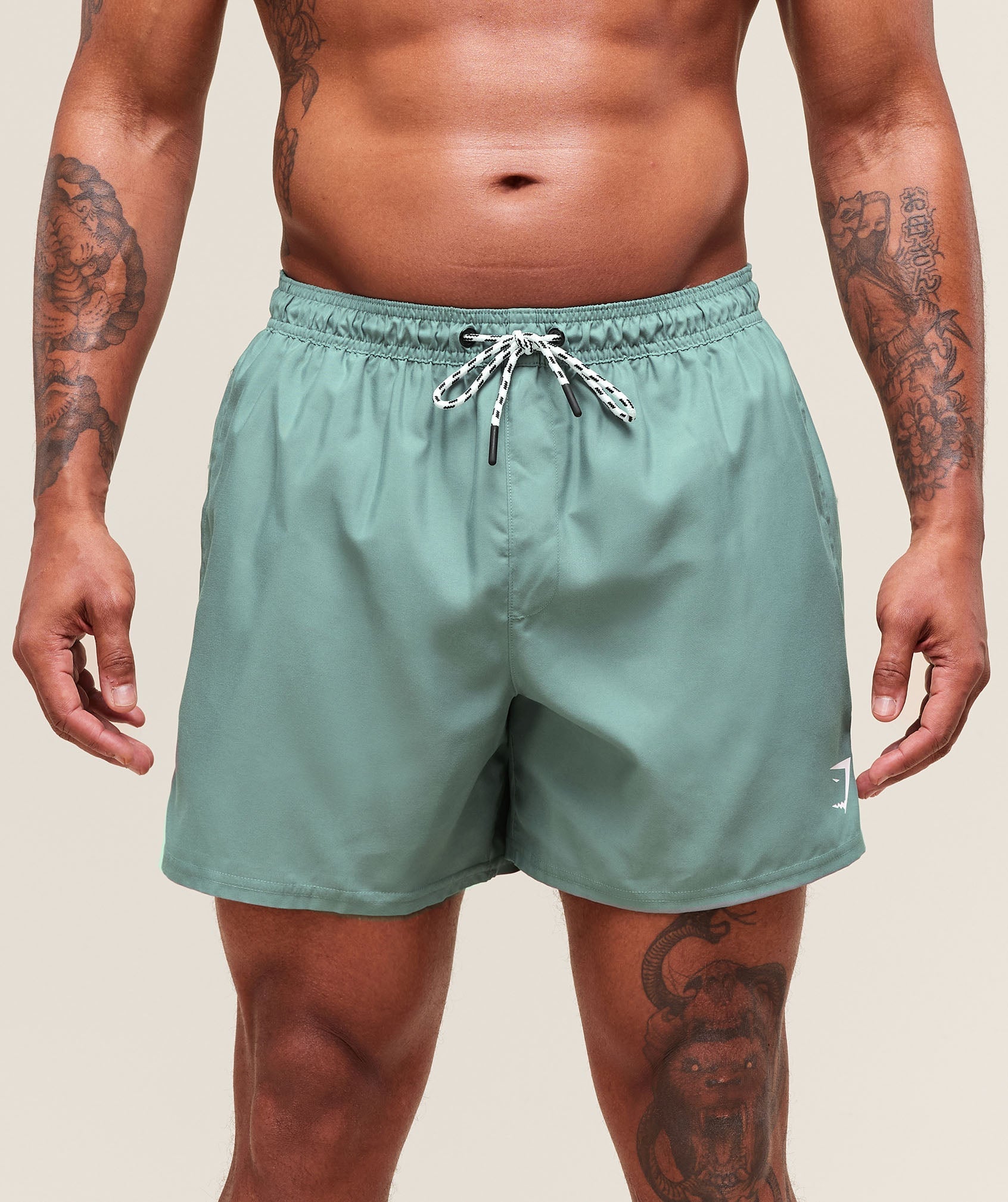 Gymshark 5" Swim Shorts - Celeste Blue