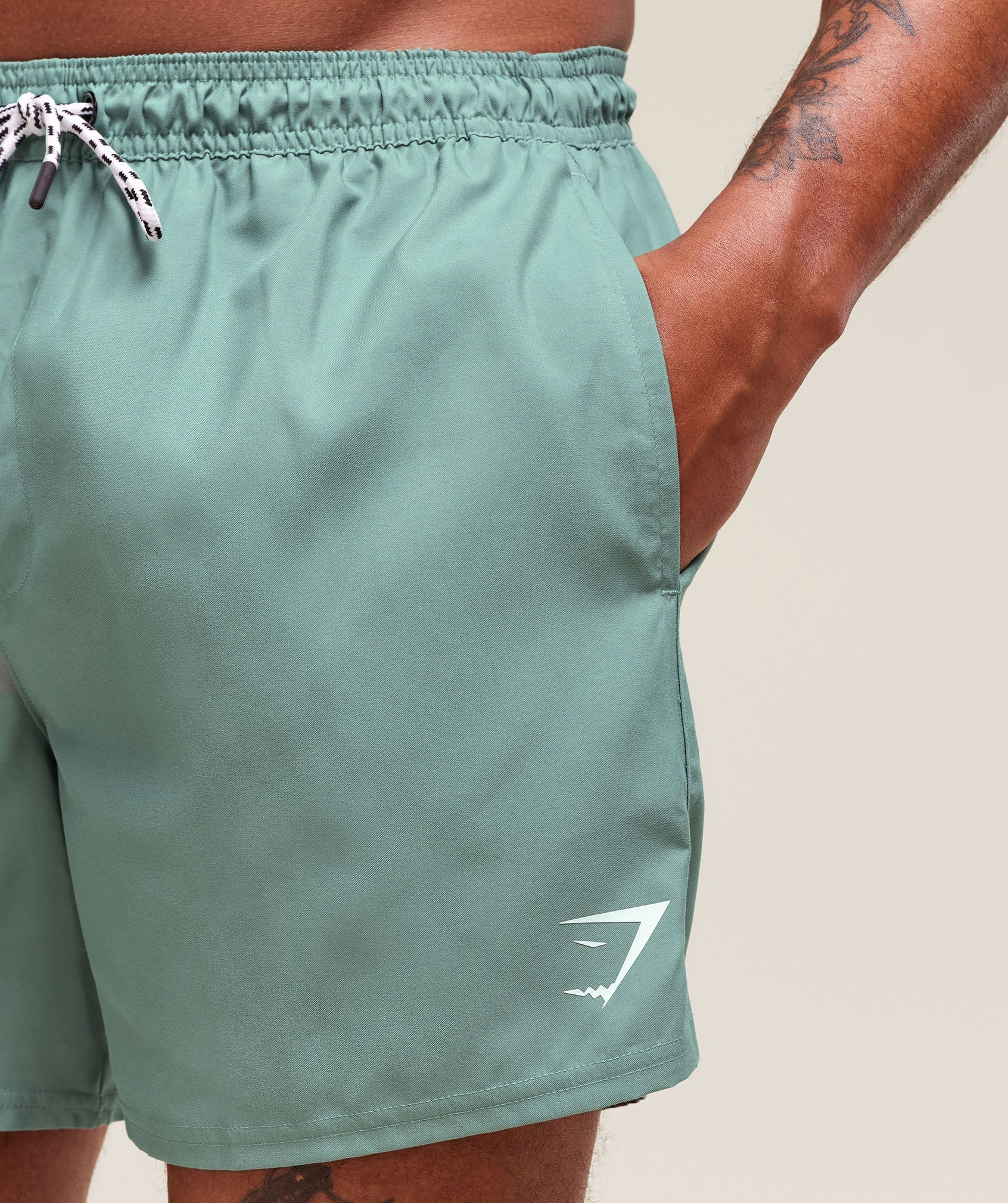 Gymshark 5" Swim Shorts - Celeste Blue