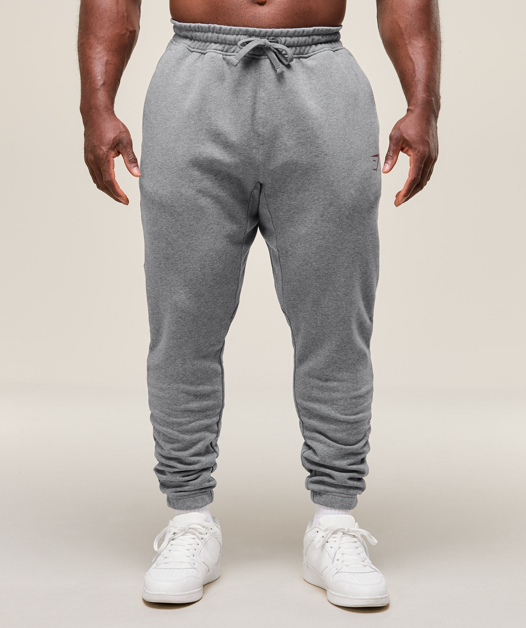 Gymshark Power Wordmark Joggers - Charcoal Core Marl