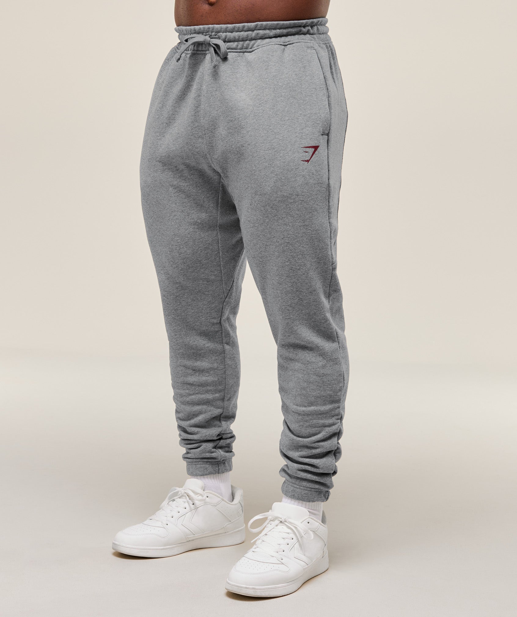 Gymshark Power Wordmark Joggers - Charcoal Core Marl