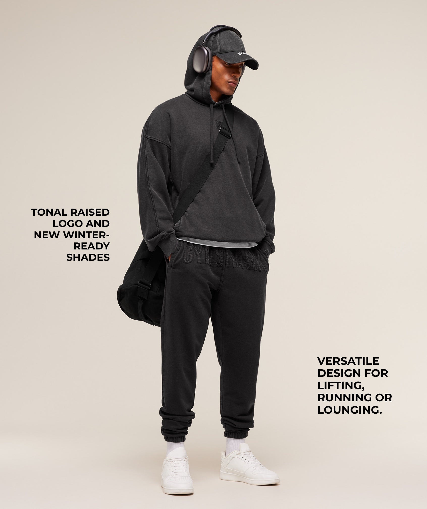 Gymshark Power Washed Jogger - GS Black