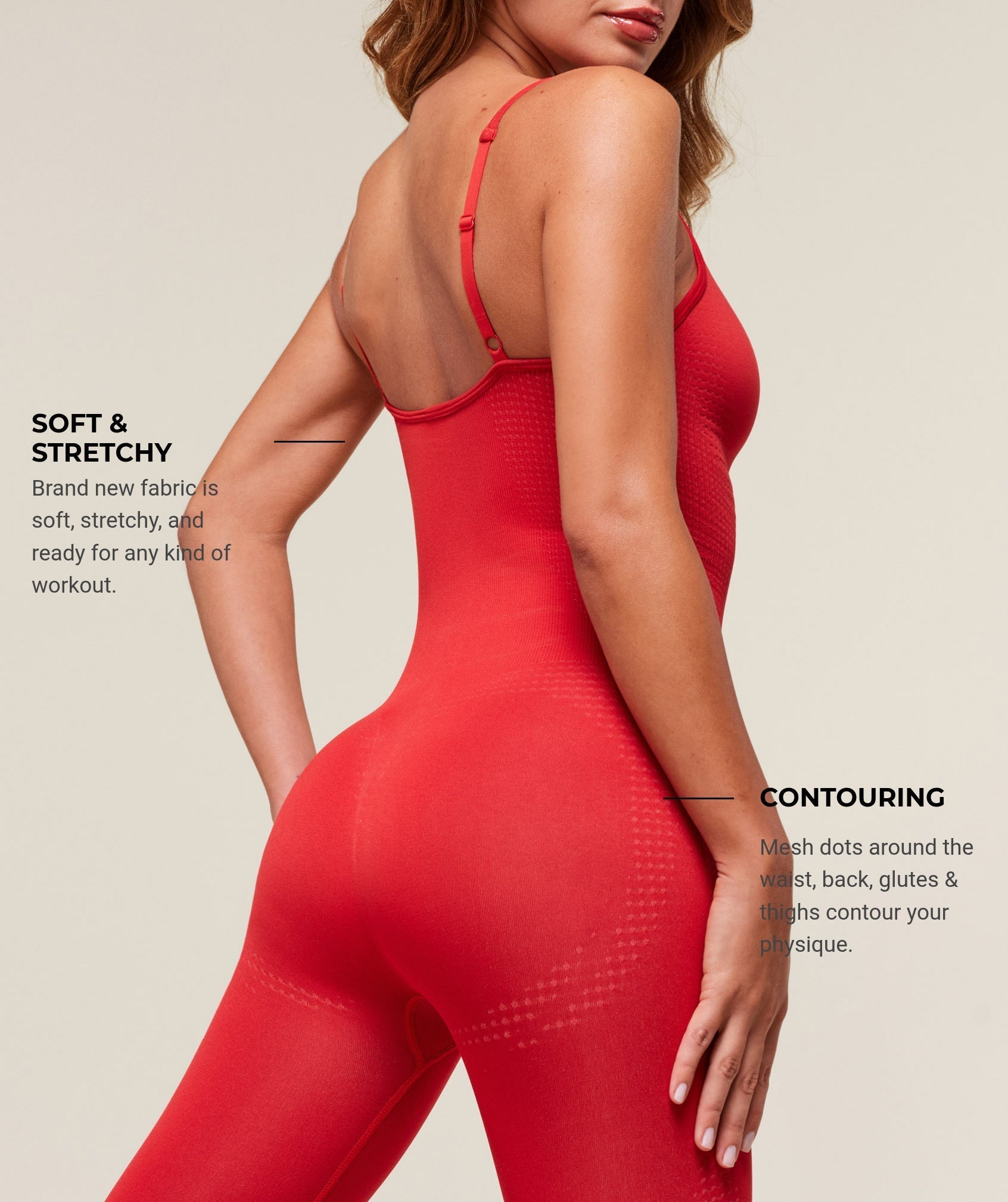 Gymshark Vital Soft All in One - Velocity Red