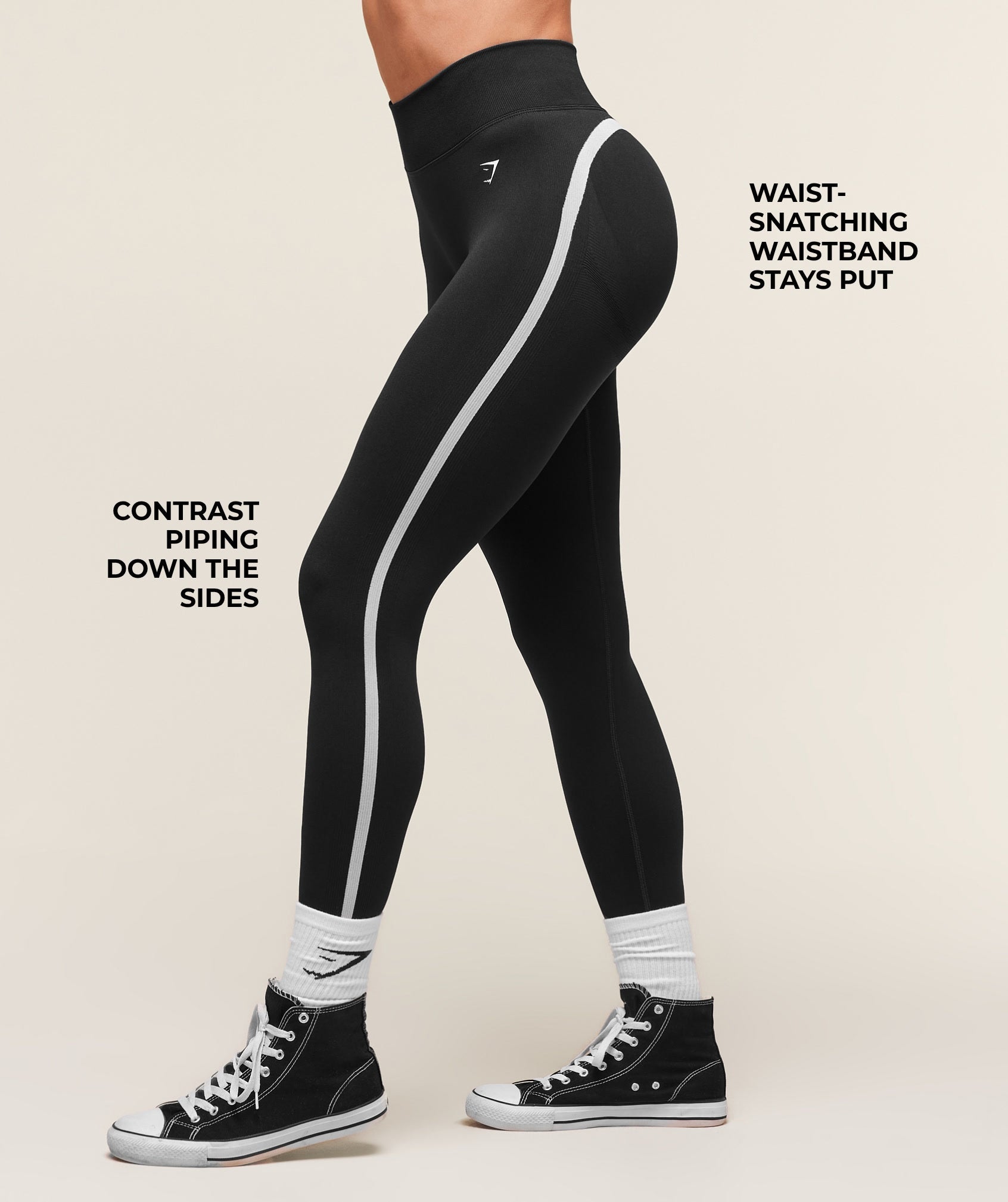 Lift Campus Seamless Leggings - Black