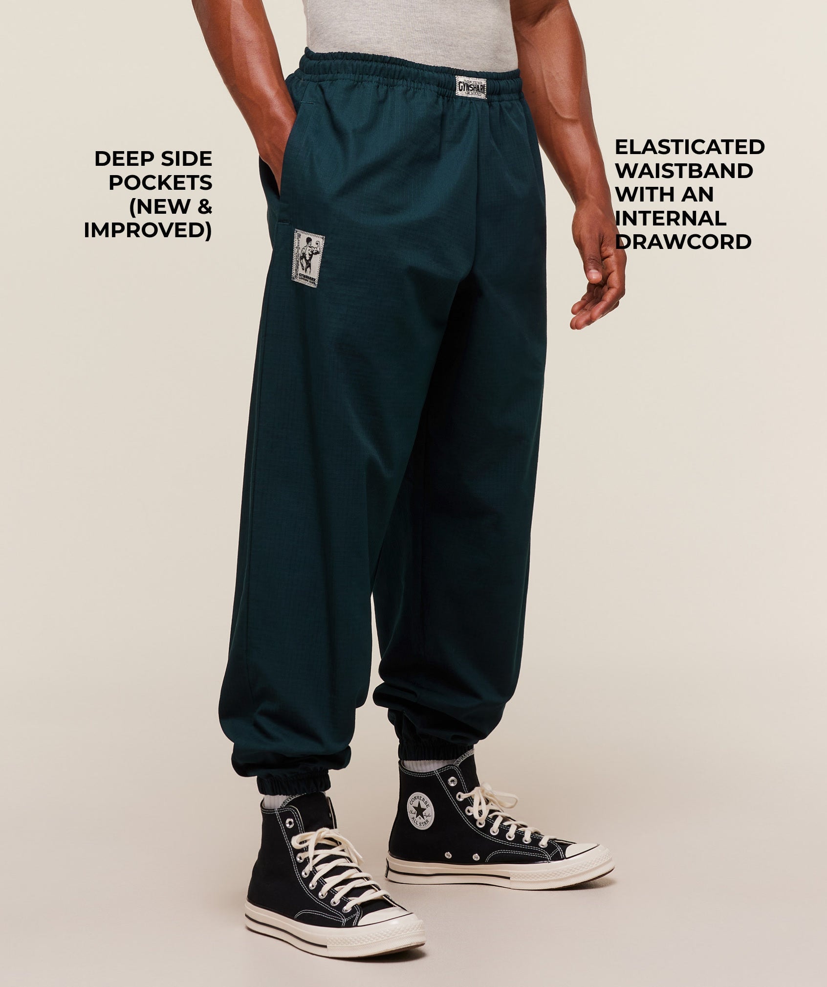 Gymshark Pumper Pants - Deep Petrol Blue