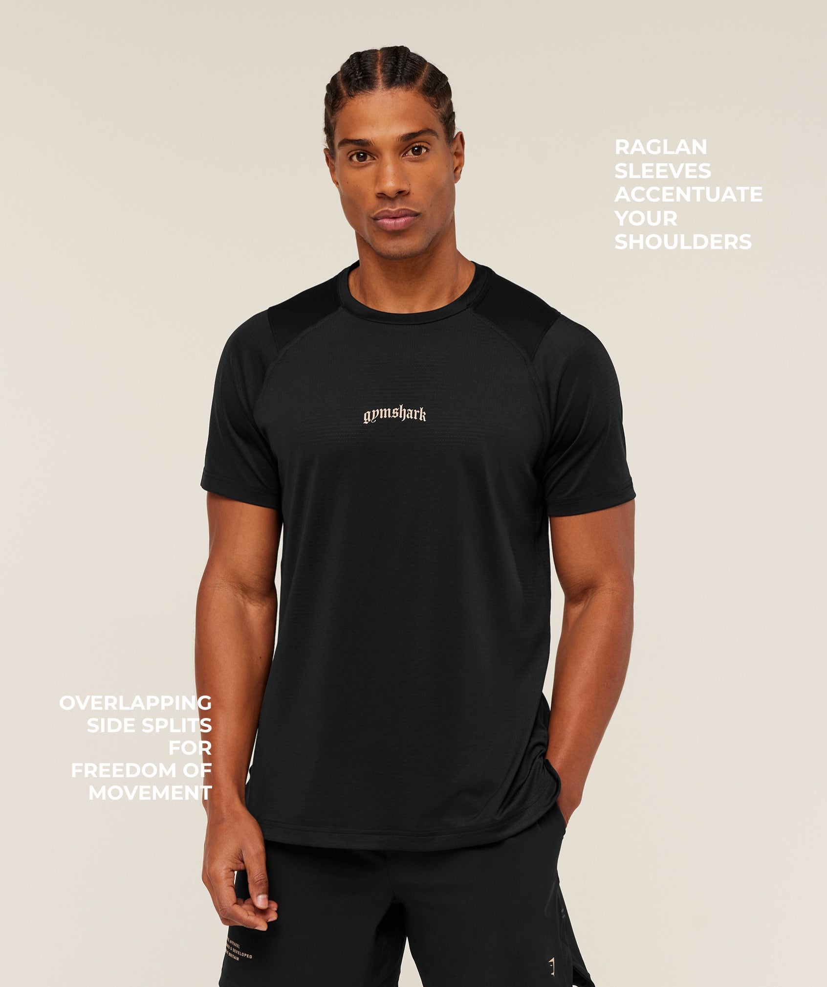 Gymshark Tactical T-Shirt - Black