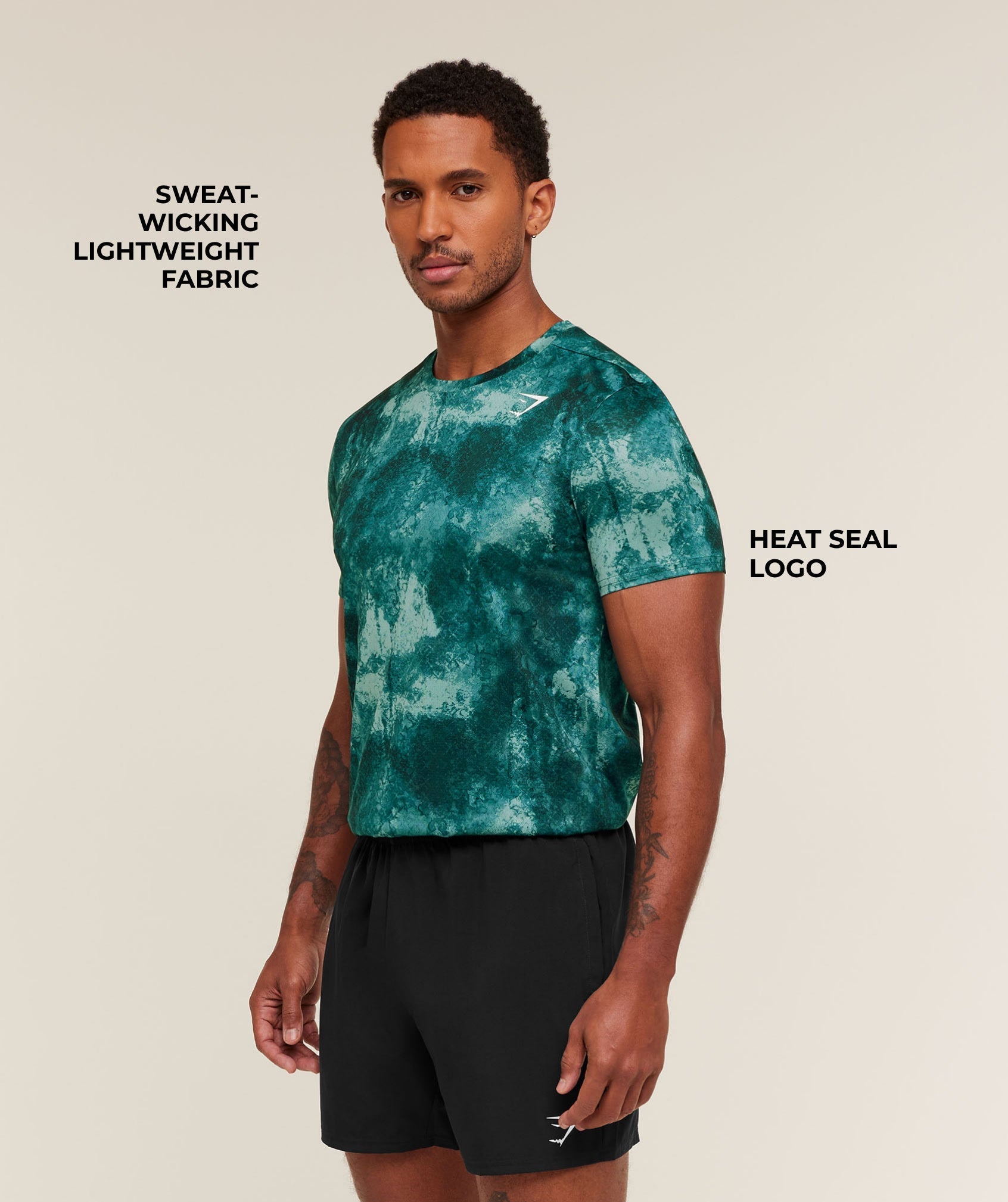 Gymshark Arrival T-Shirt - Muted Teal