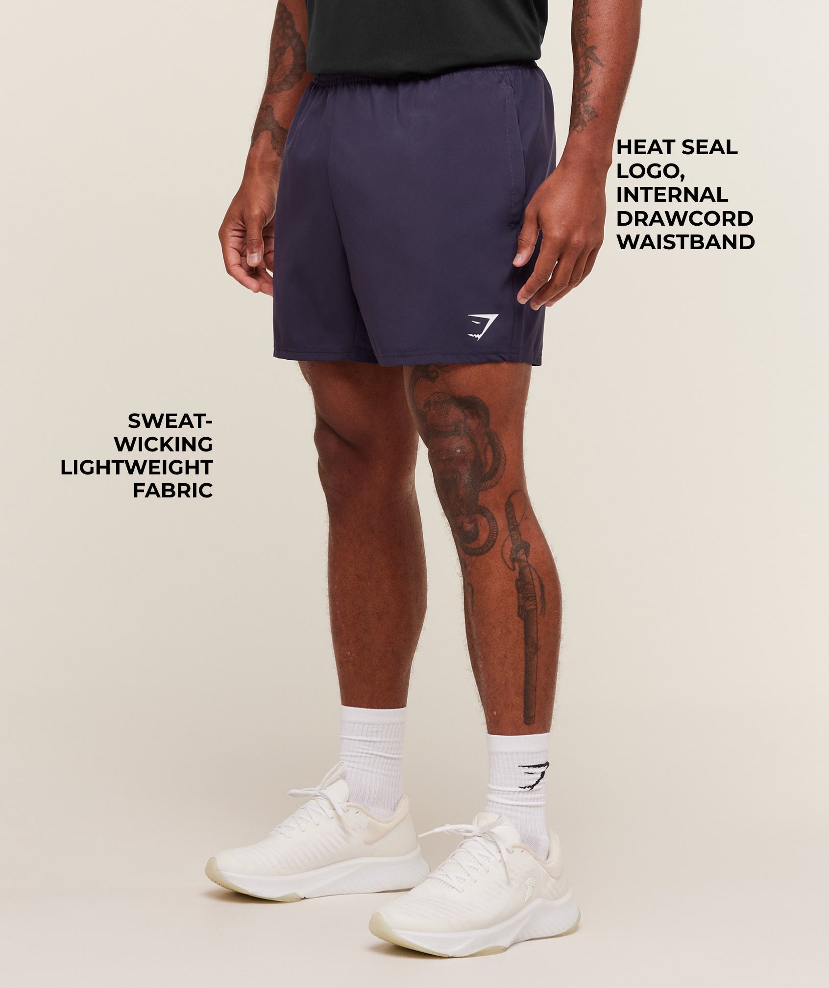 Gymshark Arrival 5" Shorts - Midnight Purple
