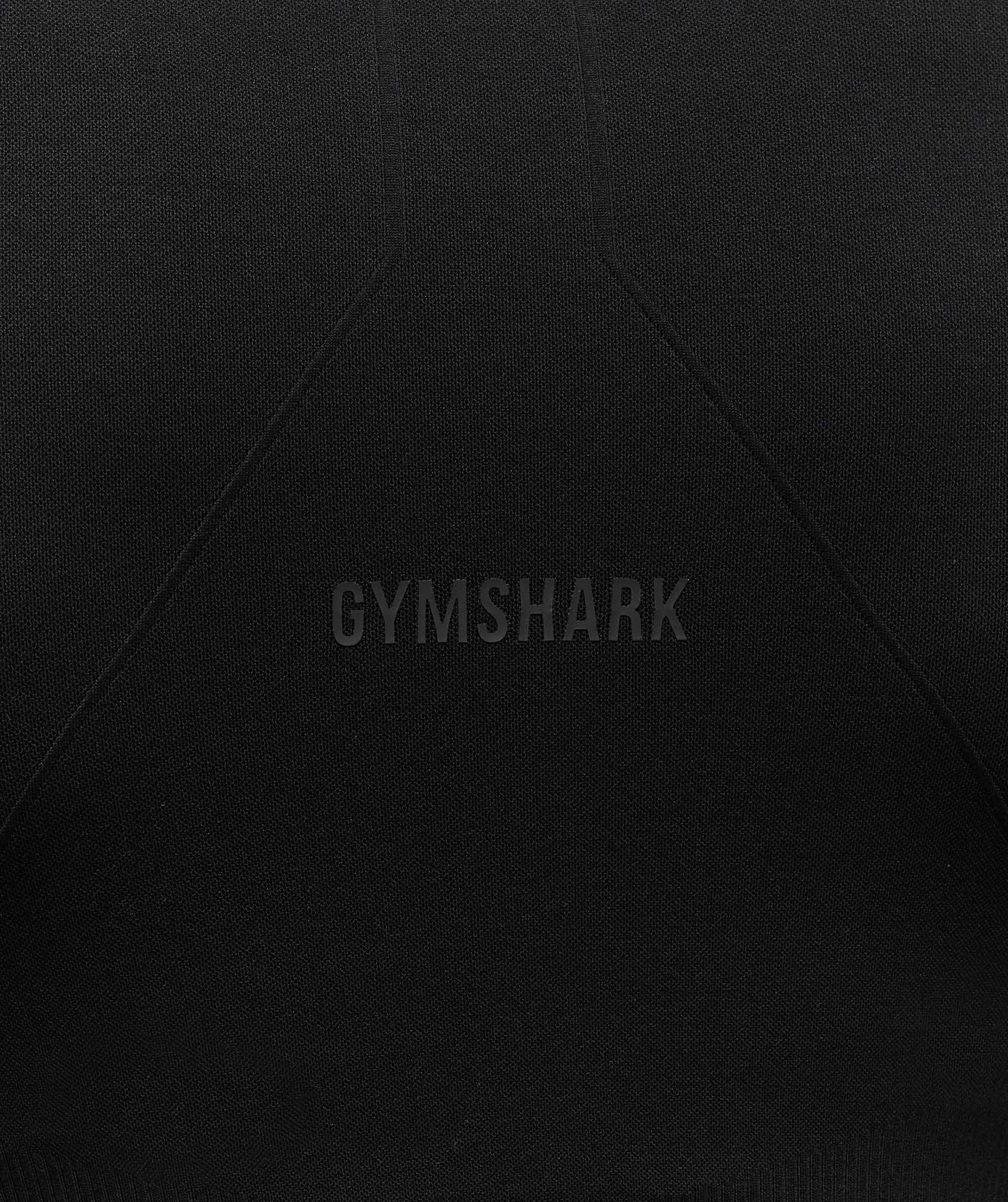 Gymshark Activate Long Sleeve Crop Top - Black