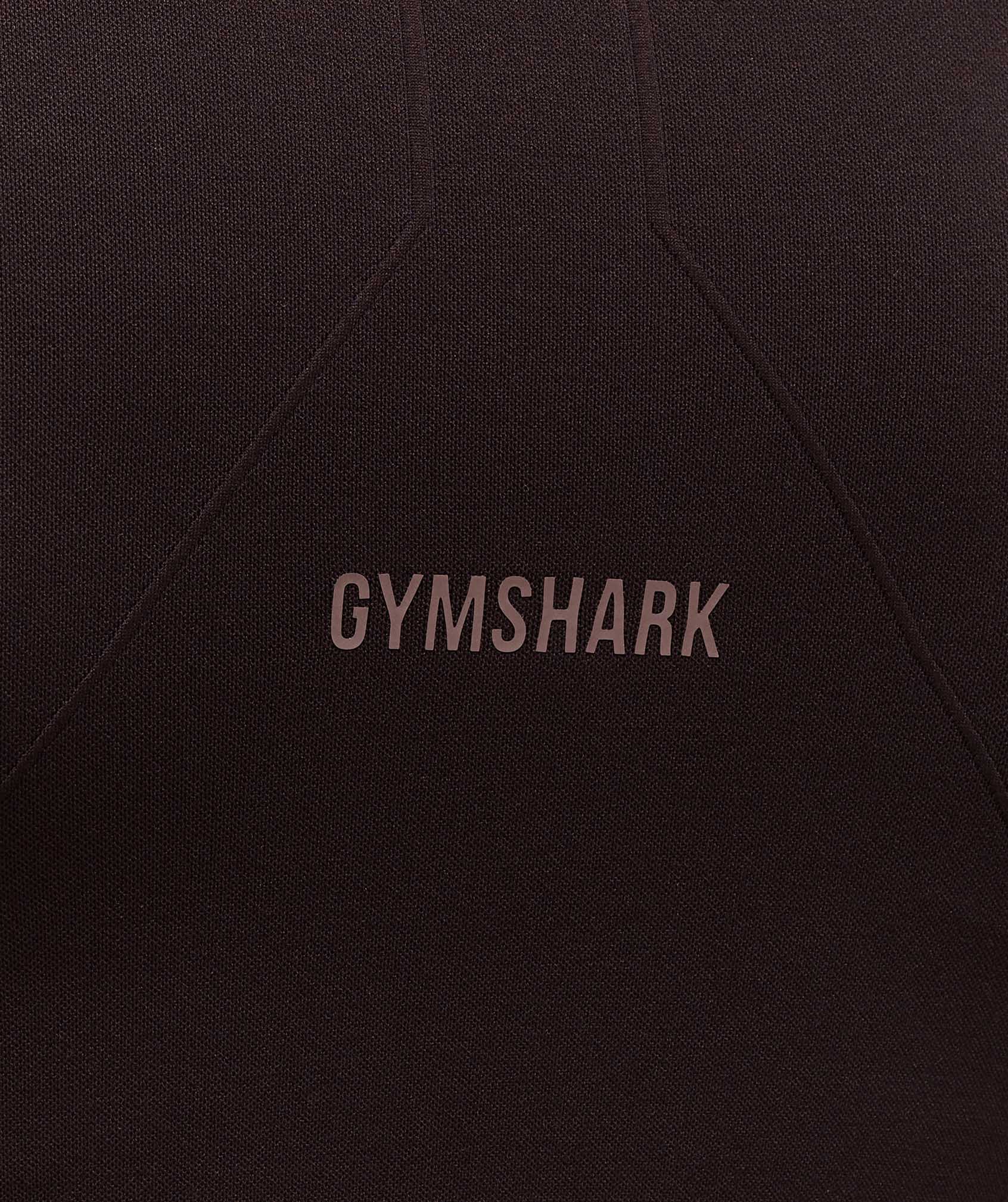 Gymshark Activate Long Sleeve Crop Top - Plum Brown