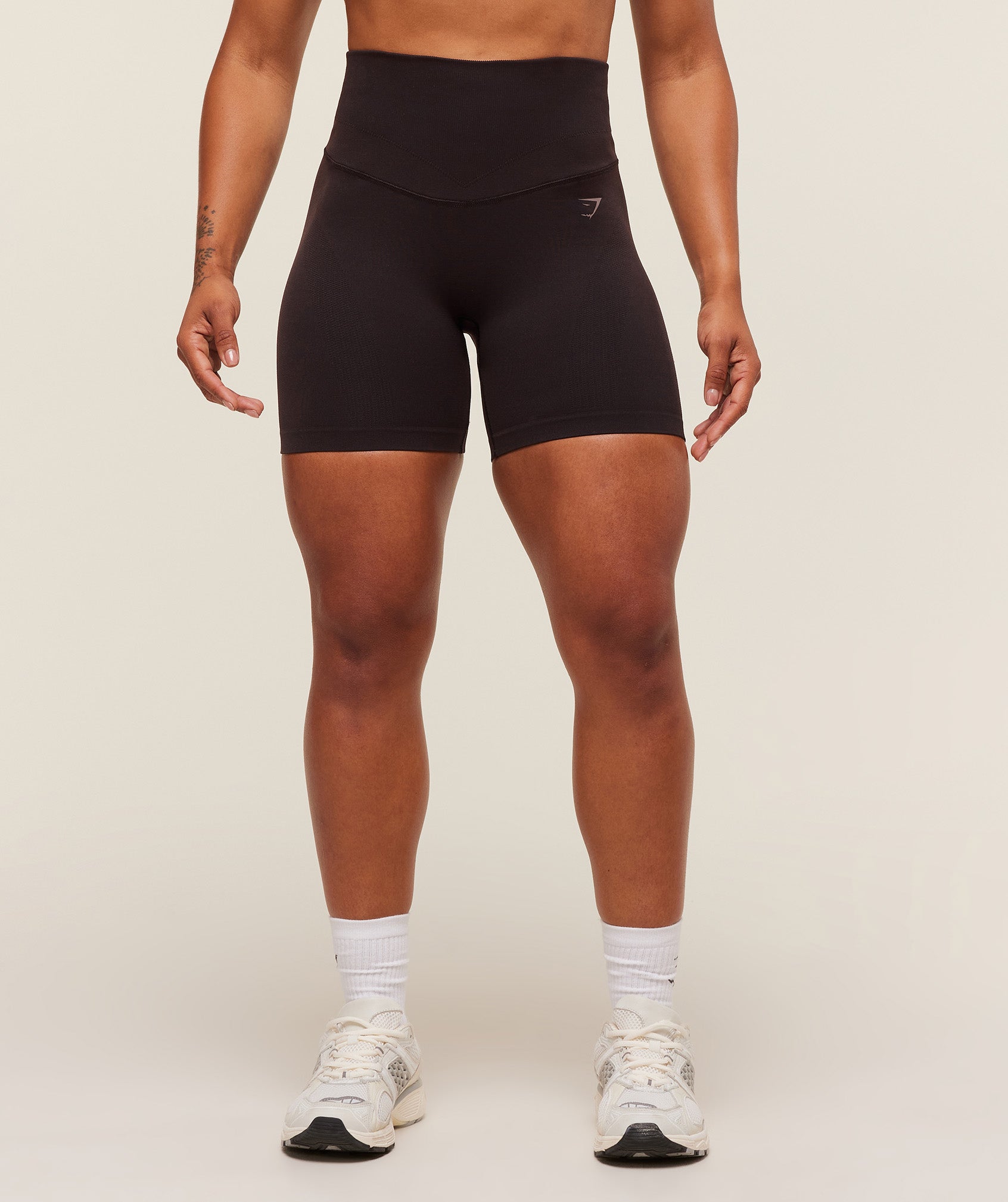 Gymshark Activate Seamless Shorts - Plum Brown