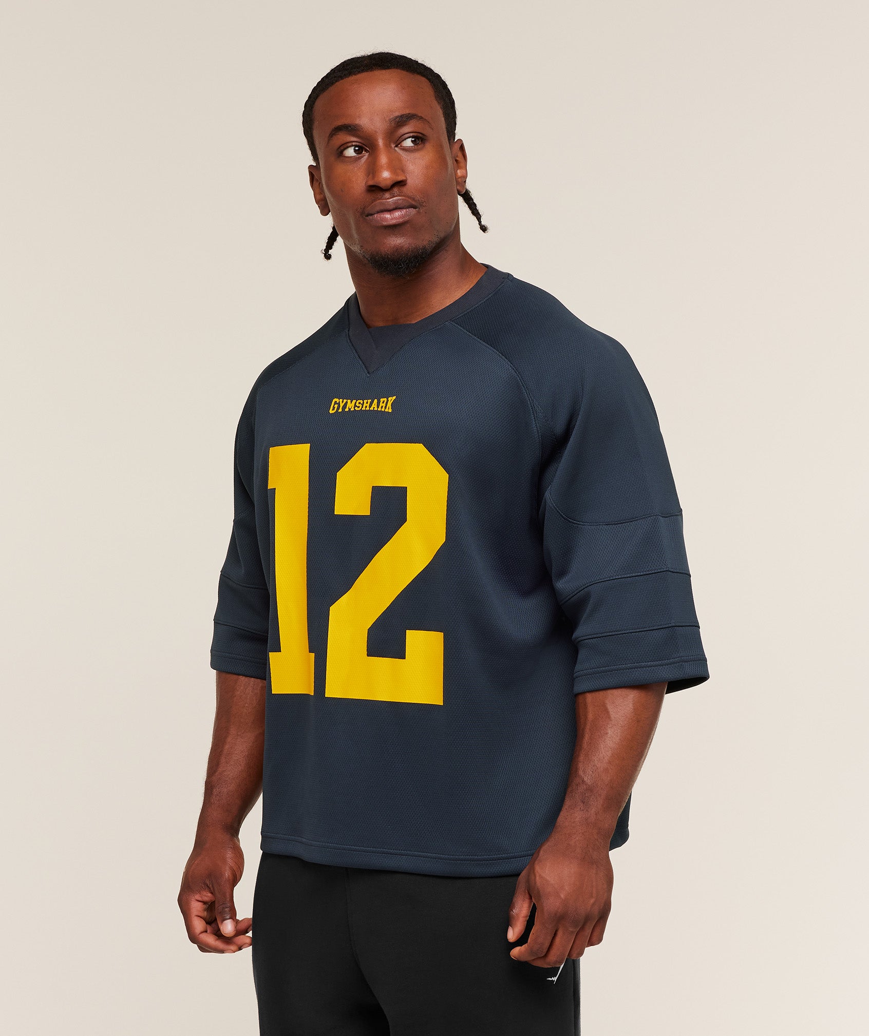 Gymshark American Football Jersey - Heavy Blue