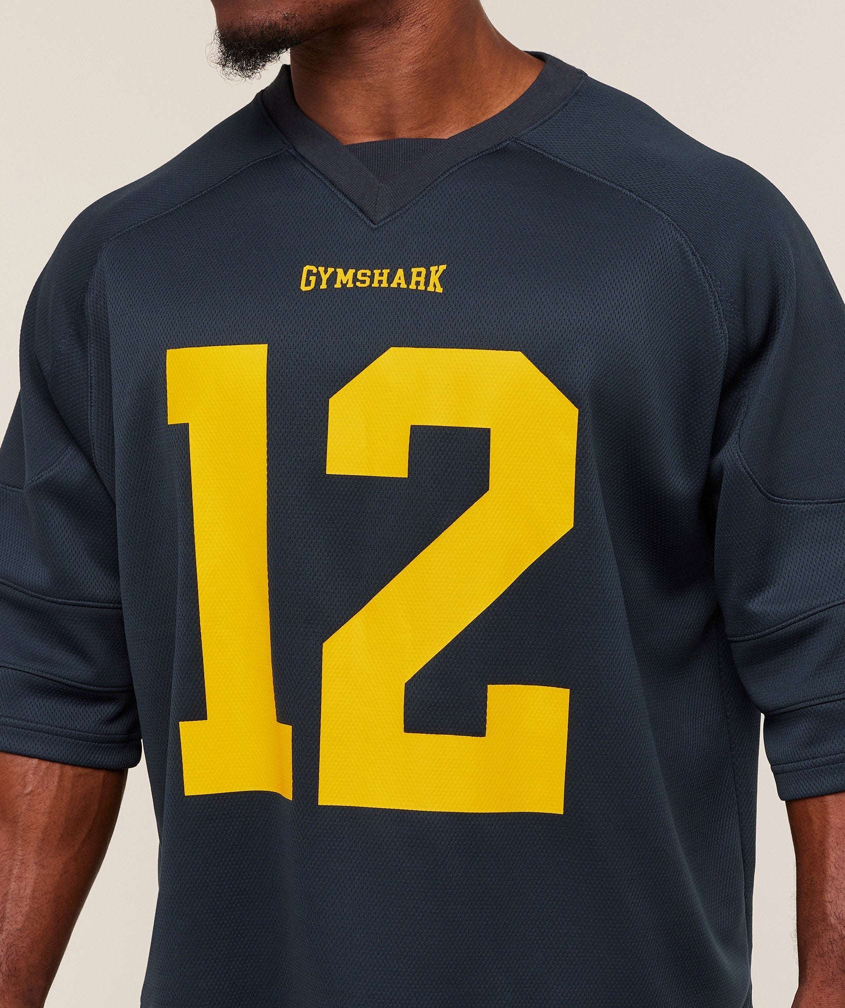 Gymshark American Football Jersey - Heavy Blue