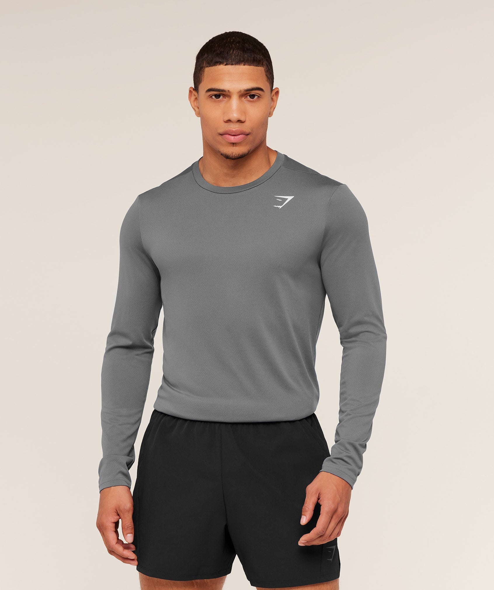 Gymshark Arrival Long Sleeve T-Shirt - Silhouette Grey