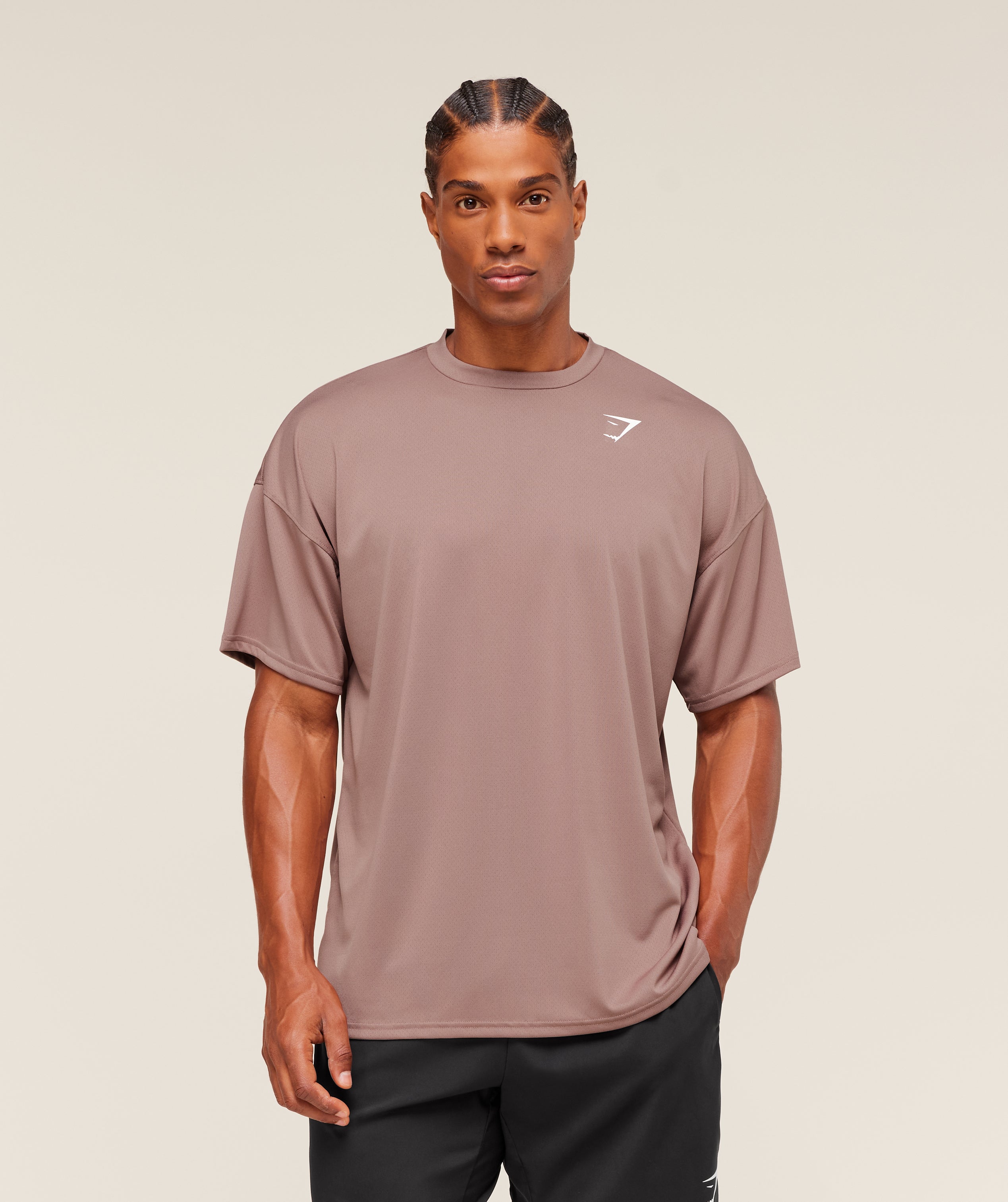 Gymshark Arrival Oversized T-Shirt - Chestnut Pink