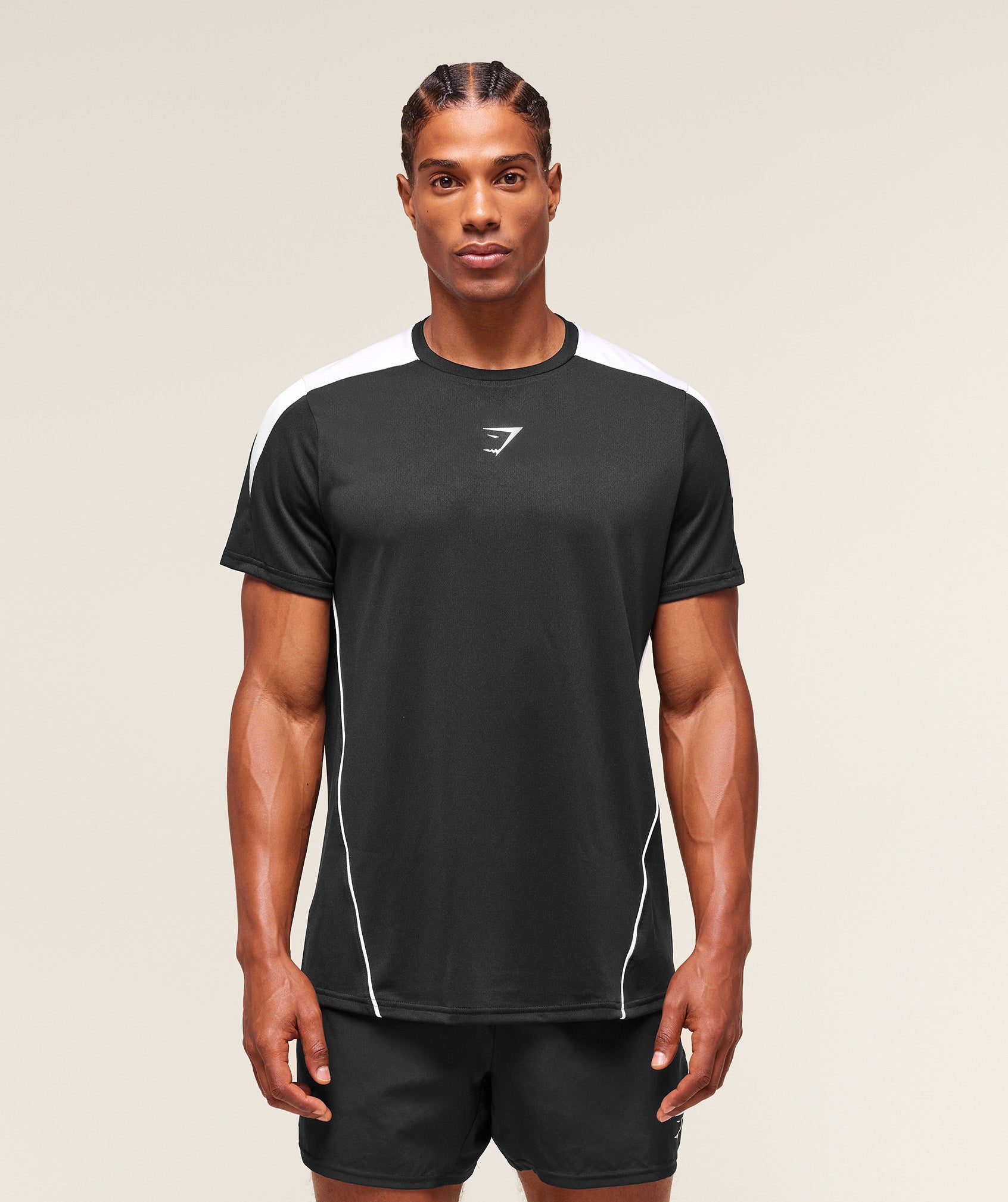 Gymshark Arrival Block T-Shirt - Black