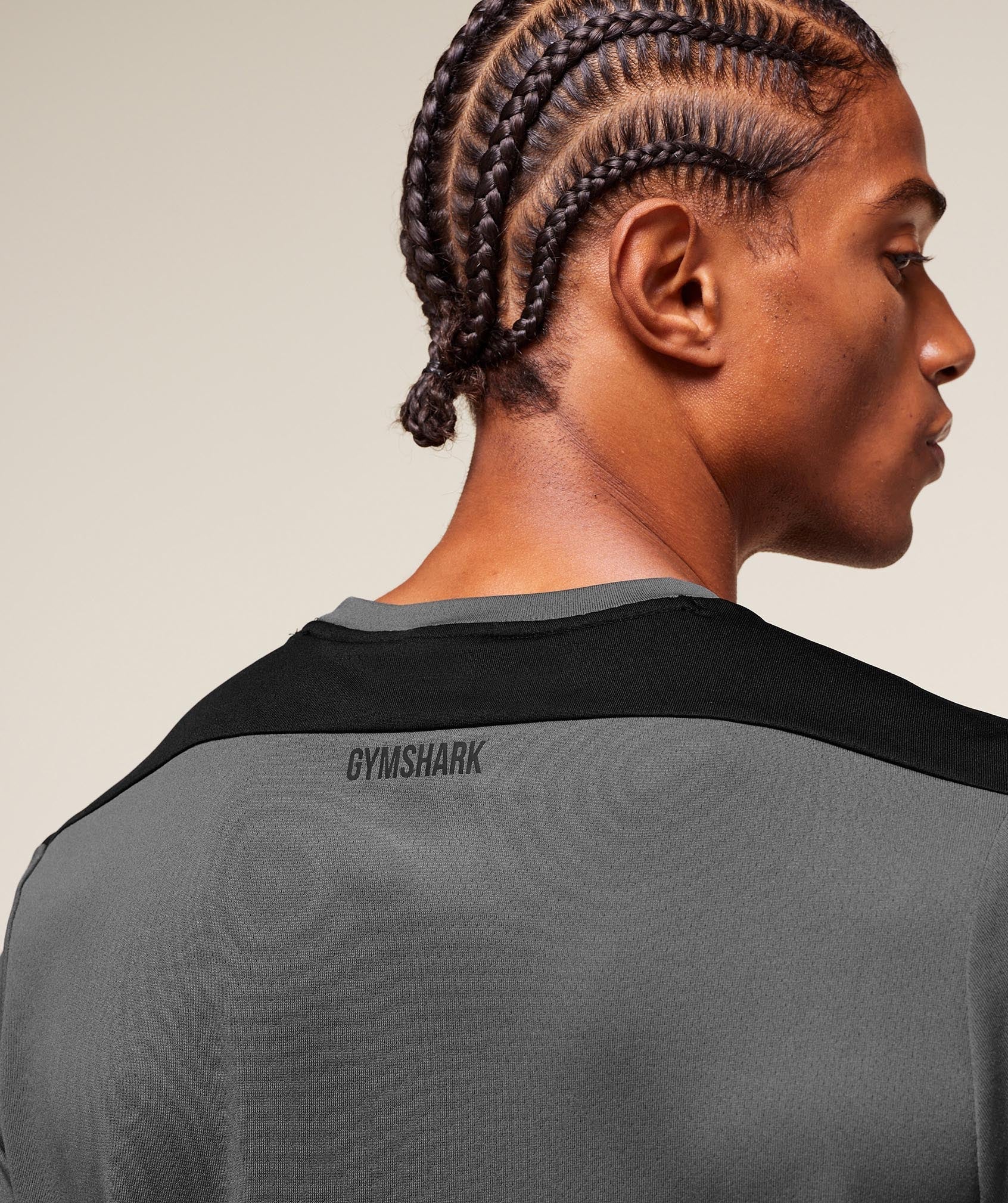 Gymshark Arrival Block T-Shirt - Dark Grey