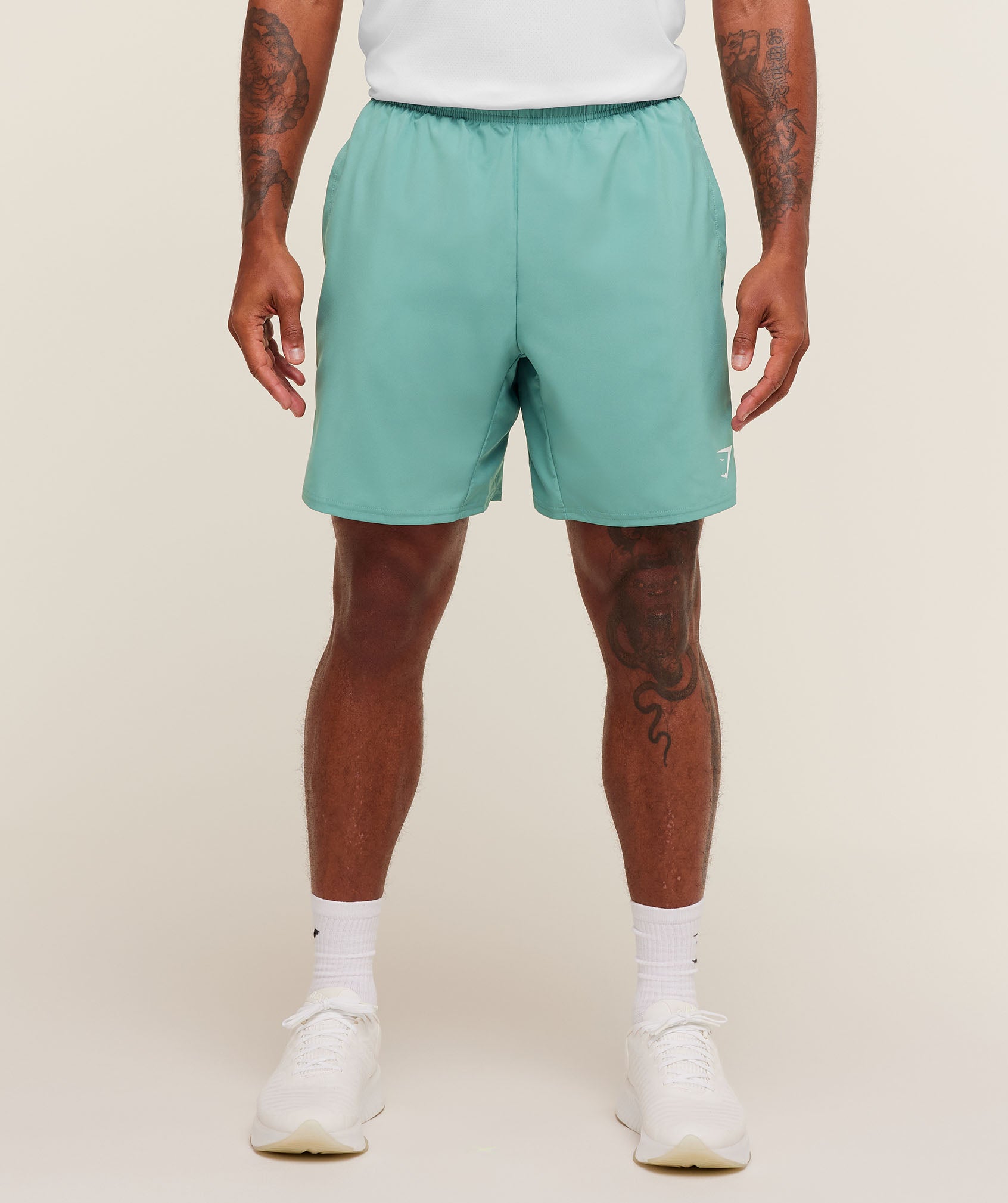 Gymshark Arrival 7" Shorts - Muted Teal