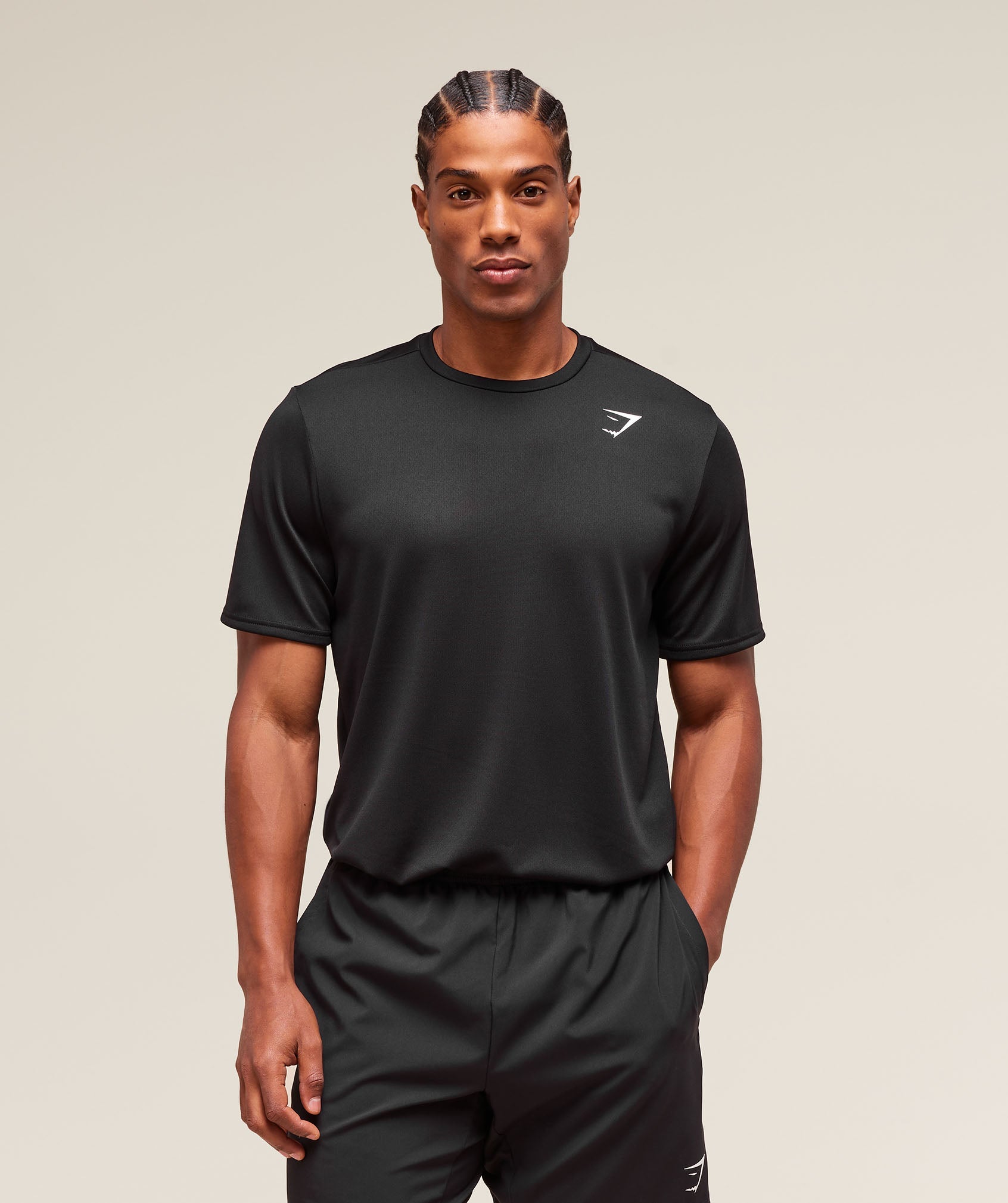 Gymshark Arrival T-Shirt (Tall) - Black